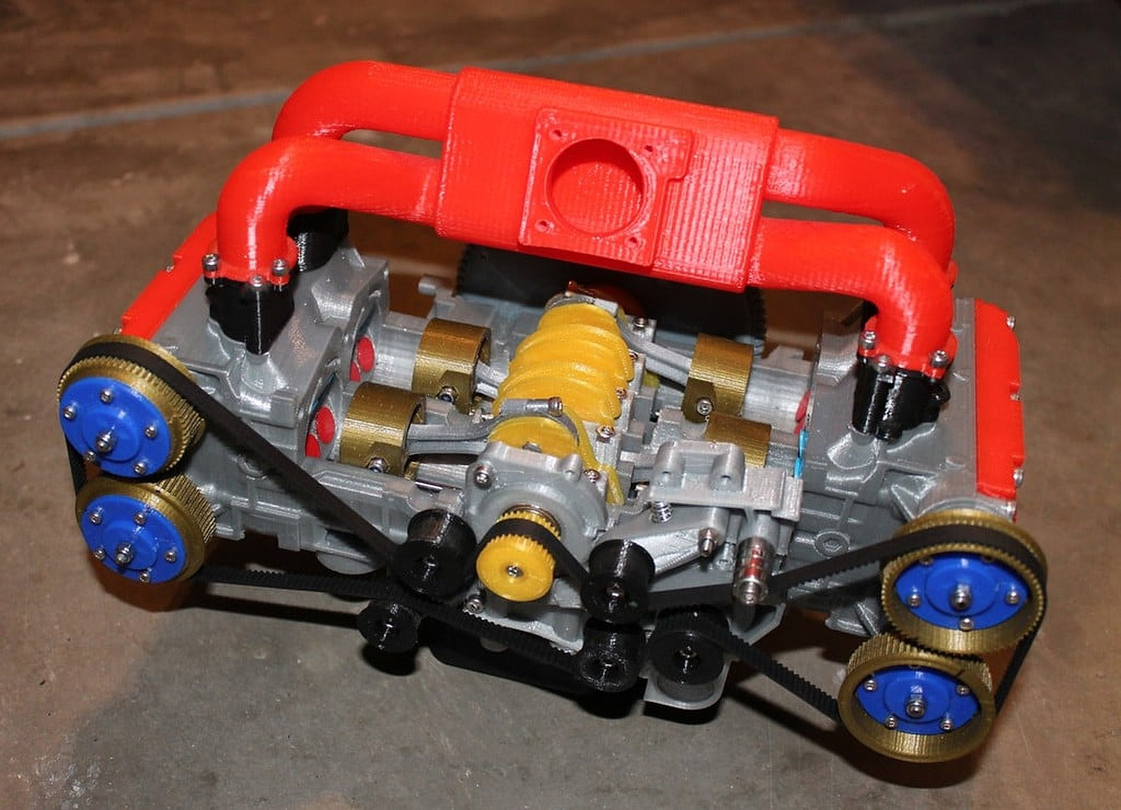 Subaru EJ20 Cutaway model – 3D Baskı Modeli