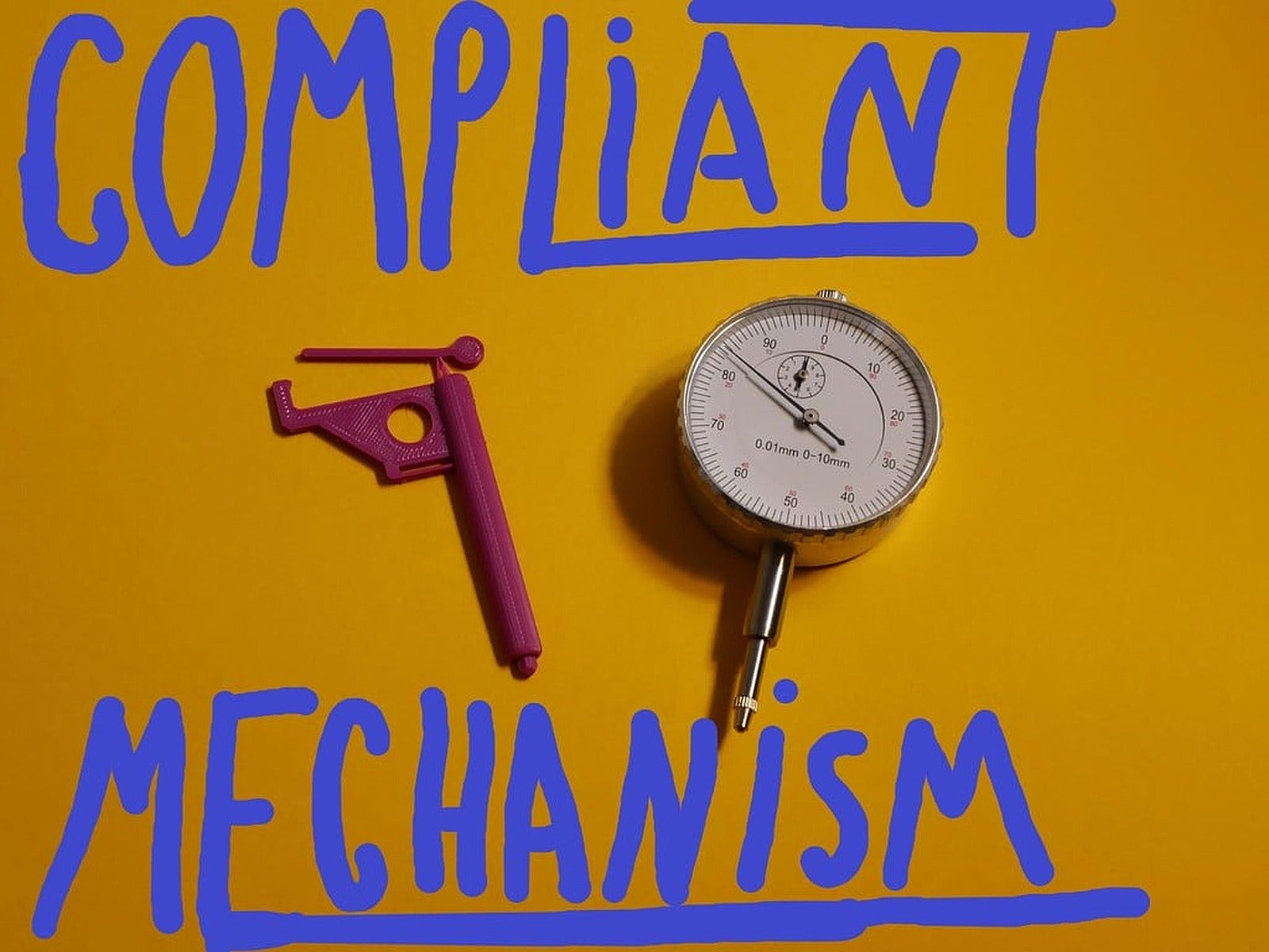 Print in Place Dial-Indicator! - For easy Bed leveling! – 3D Baskı Modeli