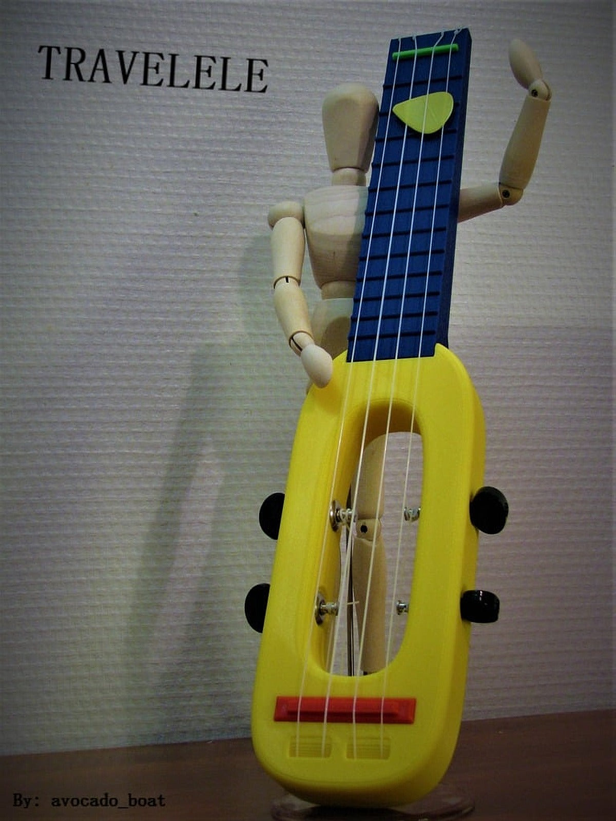 Travelele - The Compact Travel Ukulele – 3D Baskı Modeli