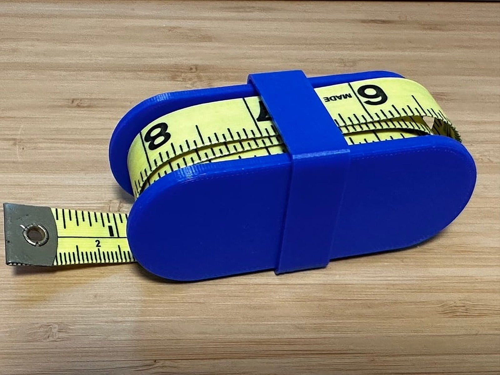 Fabric Tape Measure stand (Rounded) – 3D Baskı Modeli