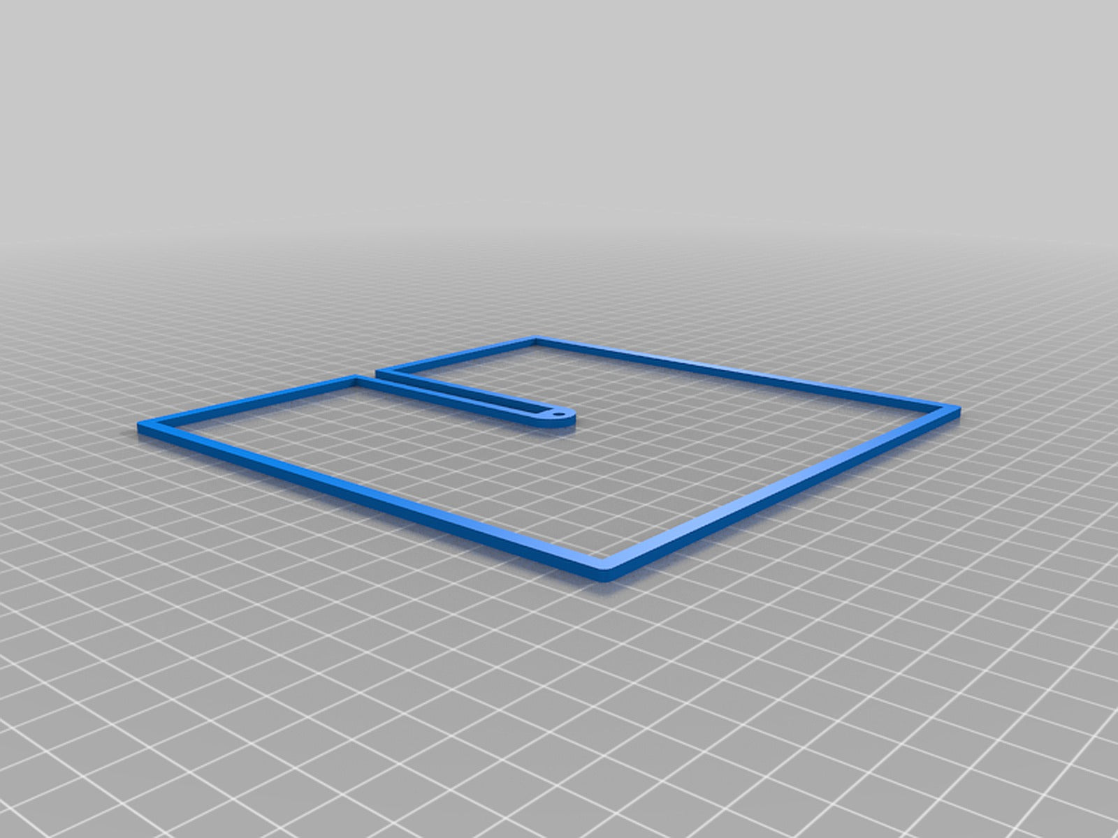 Square rotating wall clock – 3D Baskı Modeli