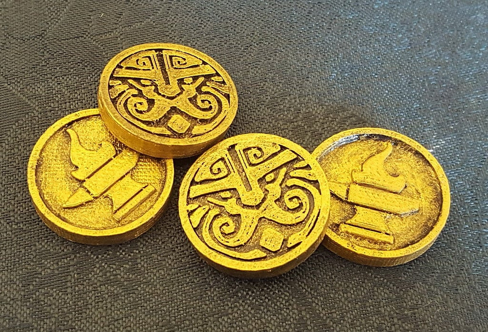 Dwarven Gold RPG Coin – 3D Baskı Modeli
