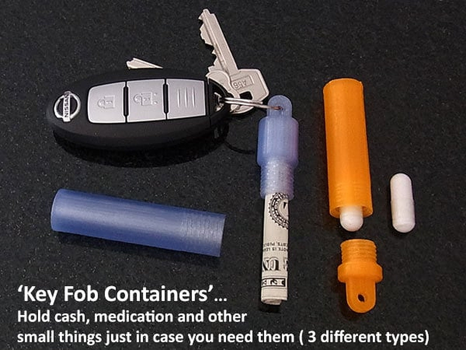 Key Fob Containers – 3D Baskı Modeli
