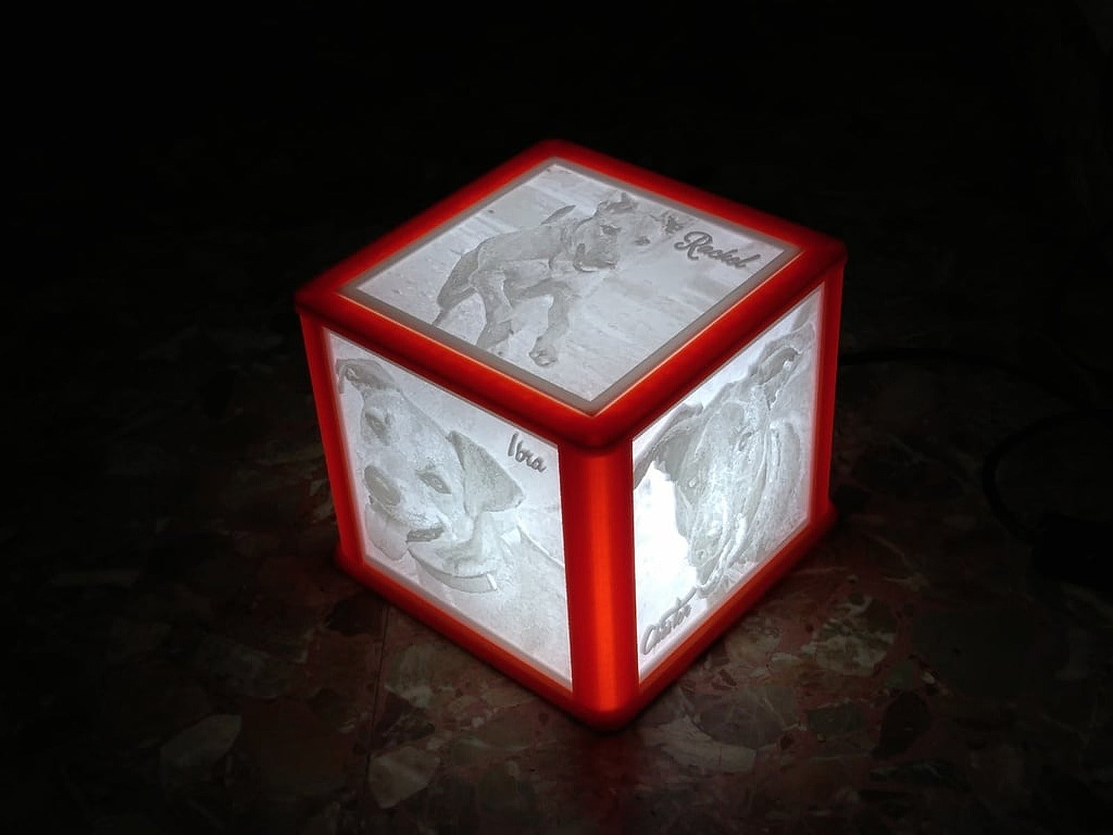 Lithophane Lamp Structure – 3D Baskı Modeli