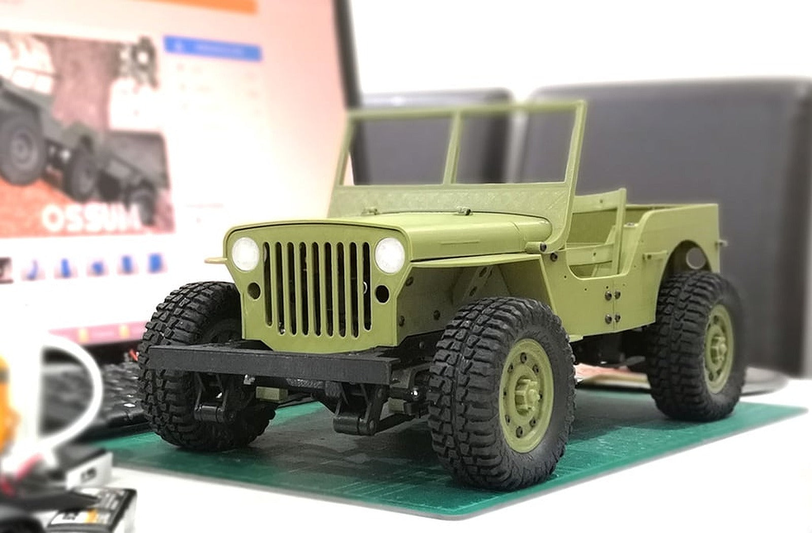 Parts for 133% Ossum Jeep to fit RC 1/10 – 3D Baskı Modeli