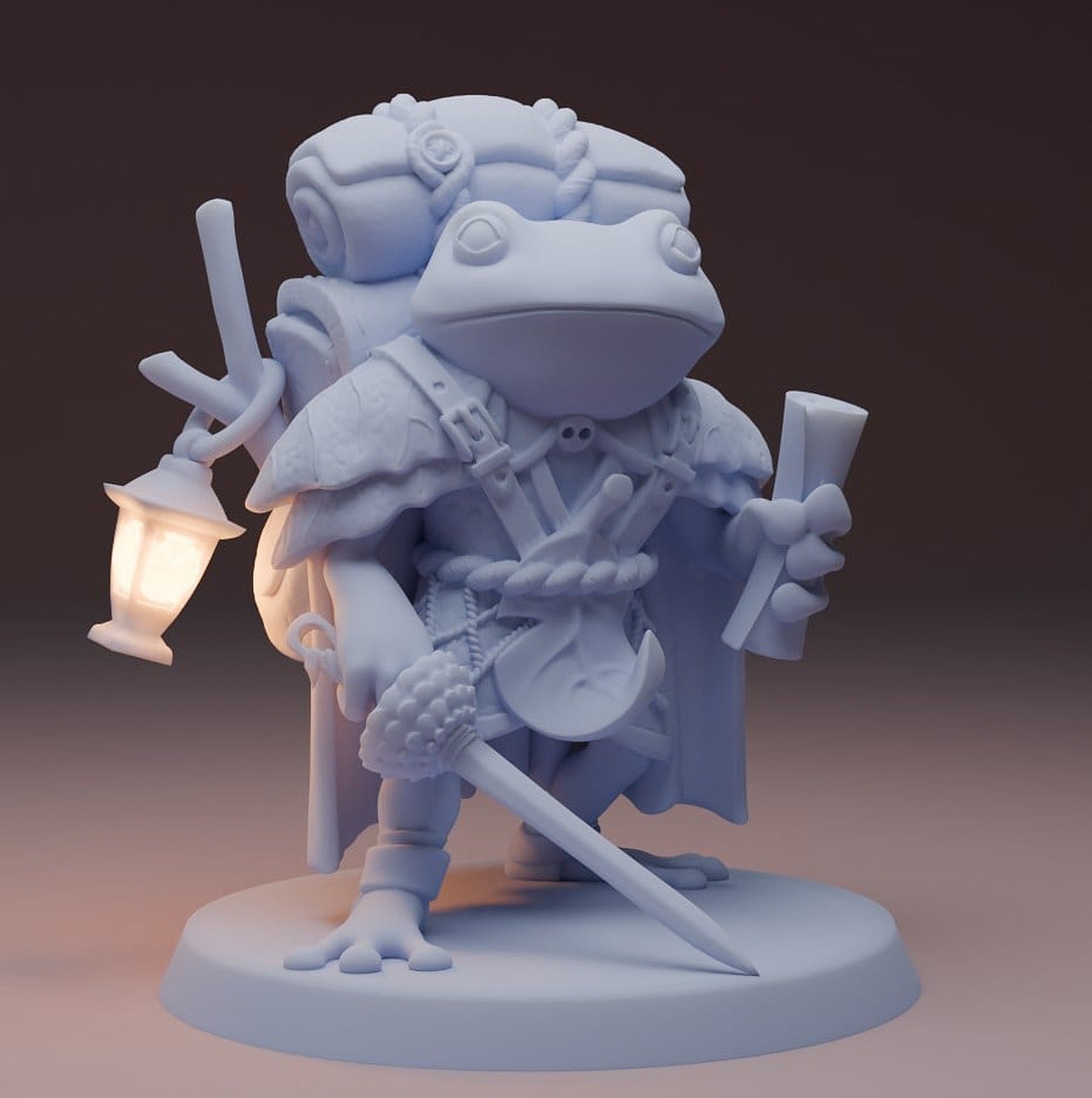 Oszcur the Ribbet – 3D Baskı Modeli