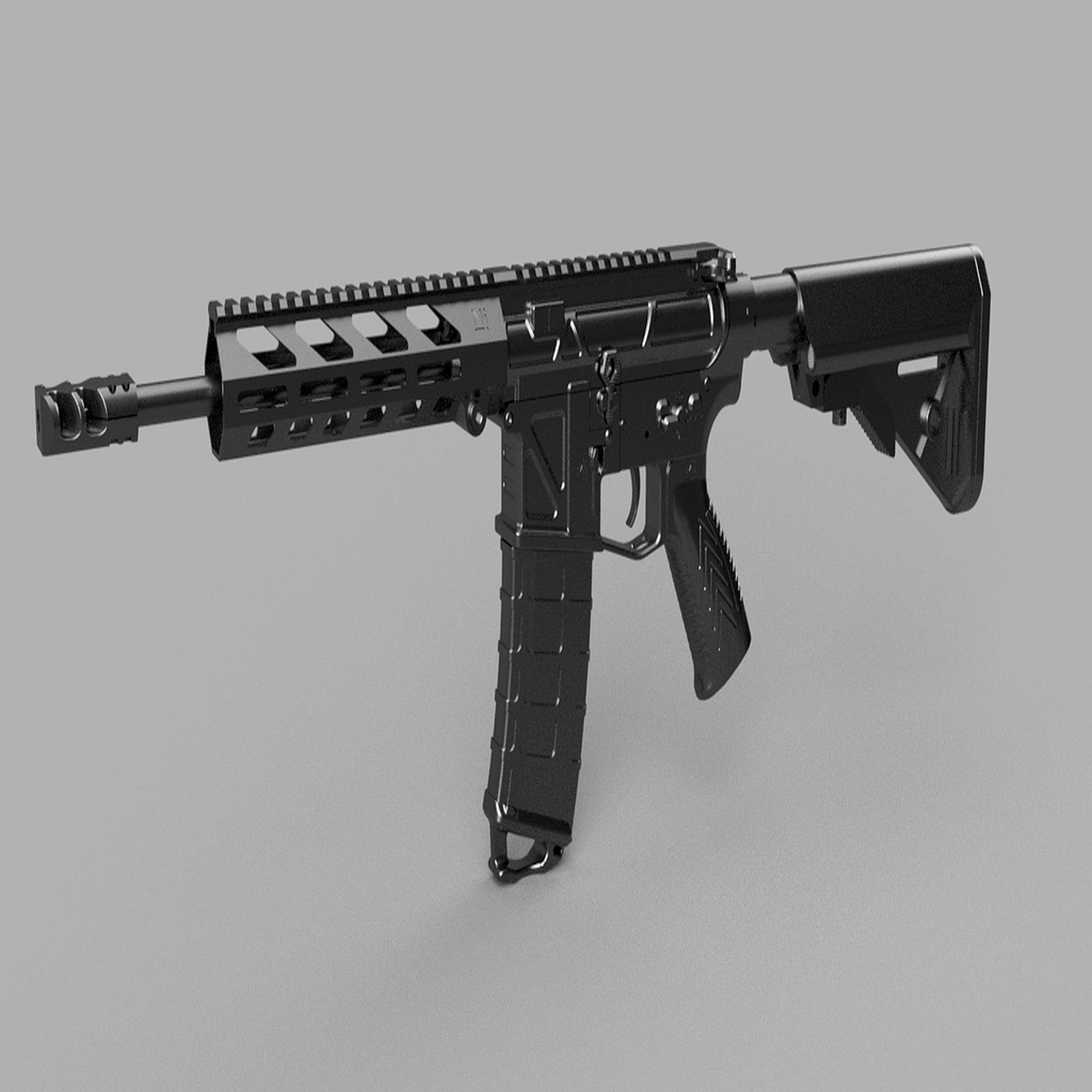 Printable Airsoft AR15 (PAAR15) AEG Body kit (08.12.19) – 3D Baskı Modeli
