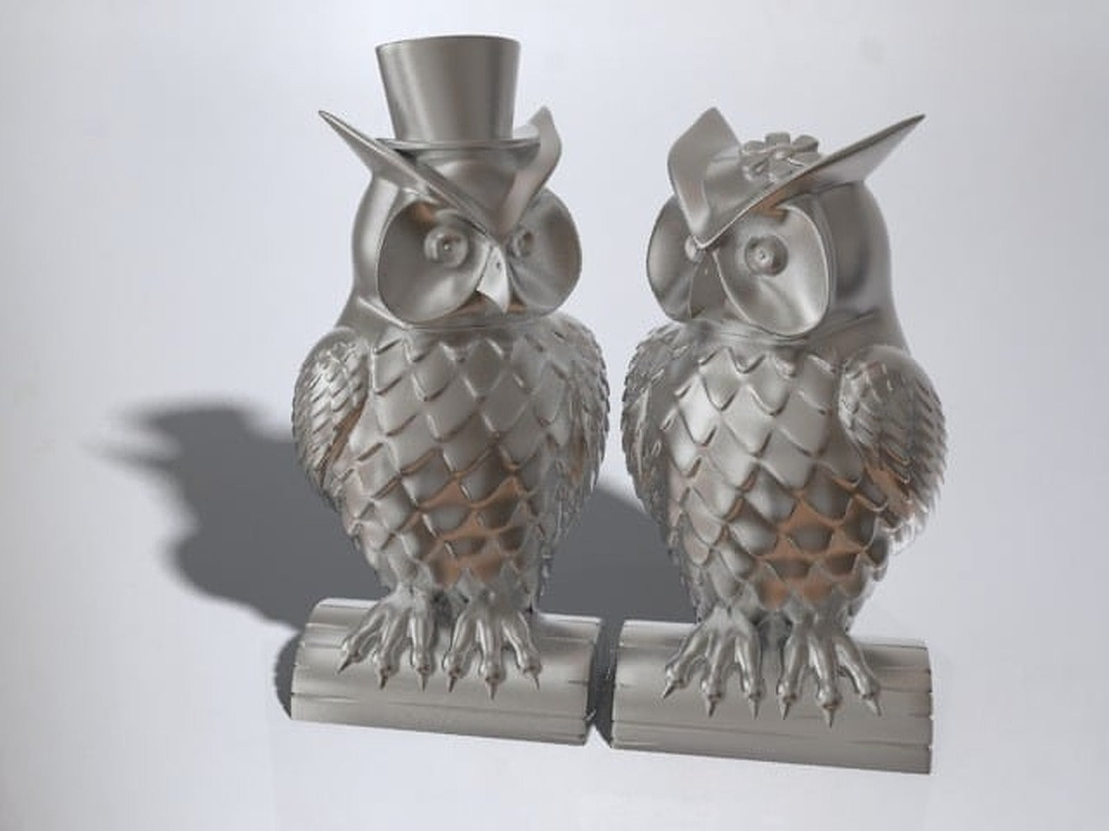 His and Her Owls – 3D Baskı Modeli