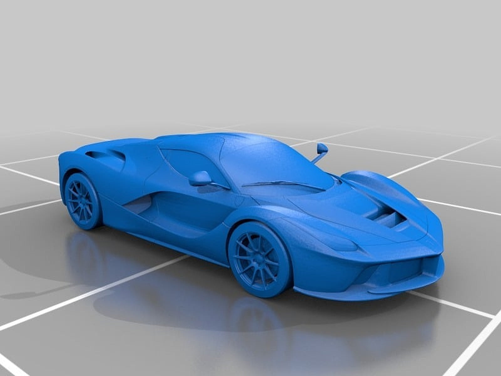 Ferrari LaFerrari – 3D Baskı Modeli