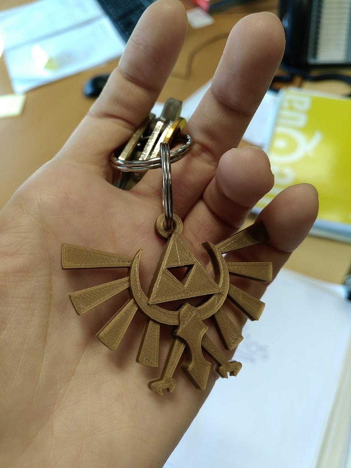 The Legend of Zelda: Hyrule Crest anahtarlık – 3D Baskı Modeli