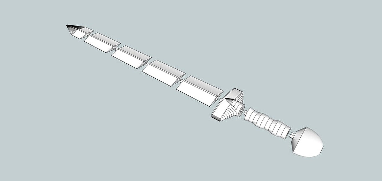 Gladius Sword -Full Size- – 3D Baskı Modeli