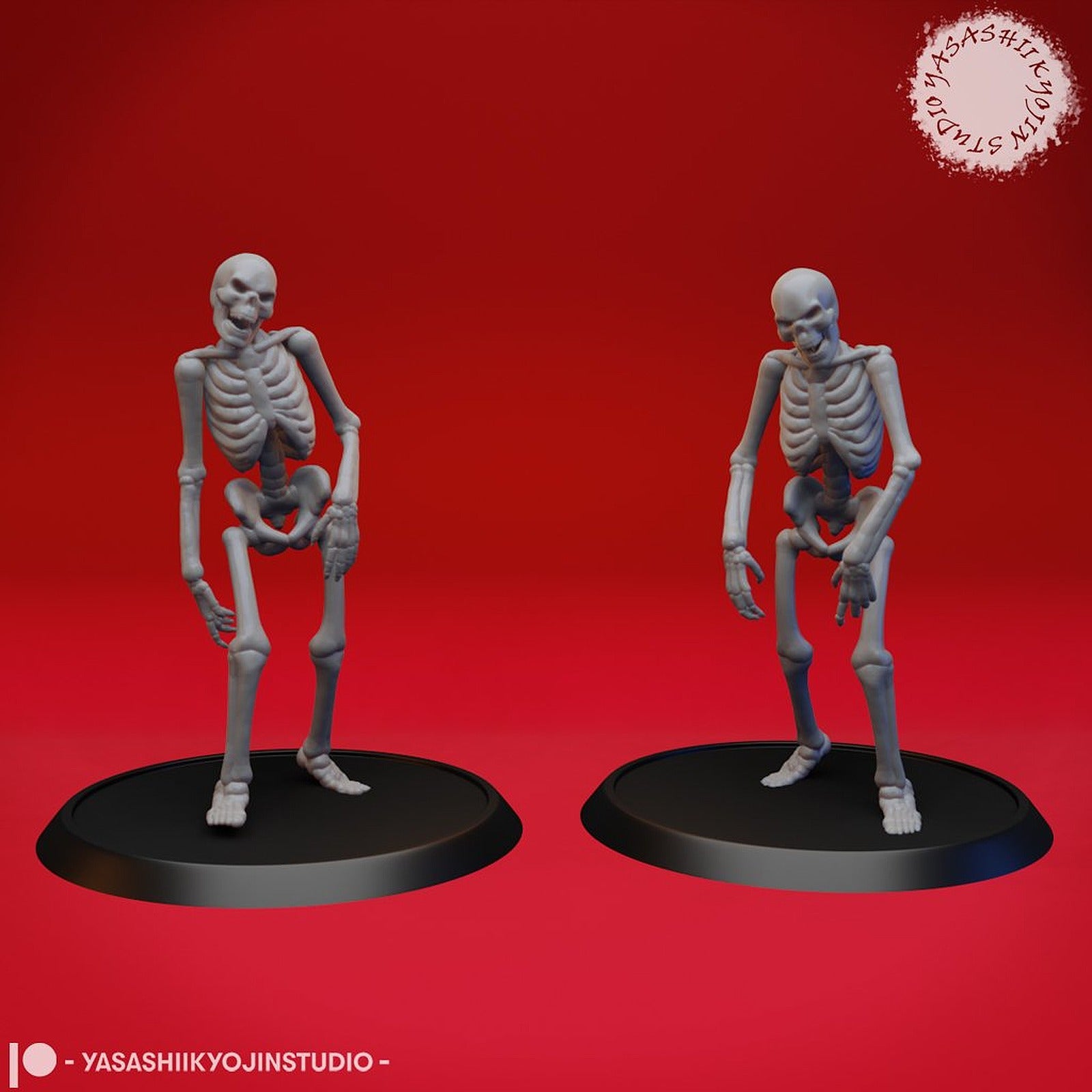 Undead Skeleton Walkers - Tabletop Miniature – 3D Baskı Modeli