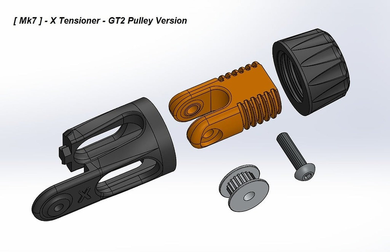 CR-10 Mod - X axis Tensioner – 3D Baskı Modeli