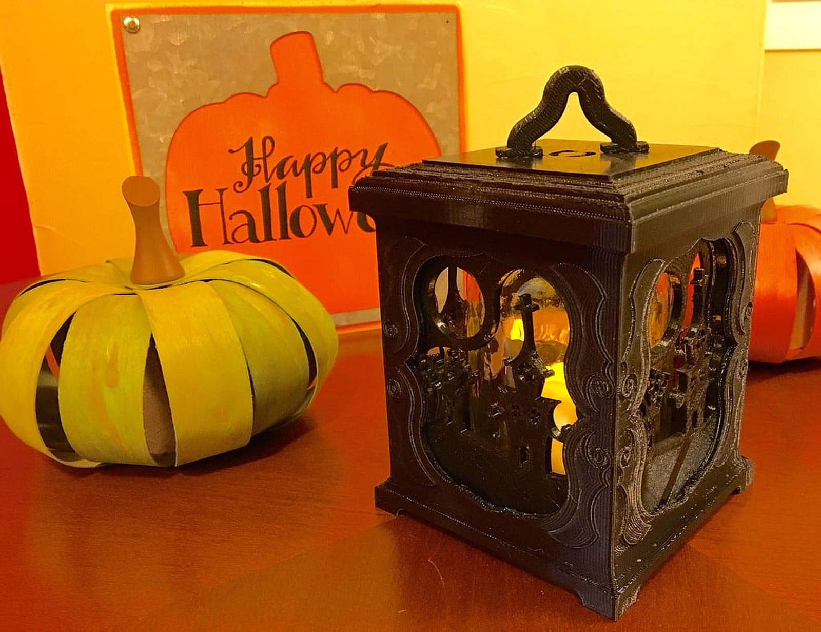 Halloween Mason Jar Lantern – 3D Baskı Modeli