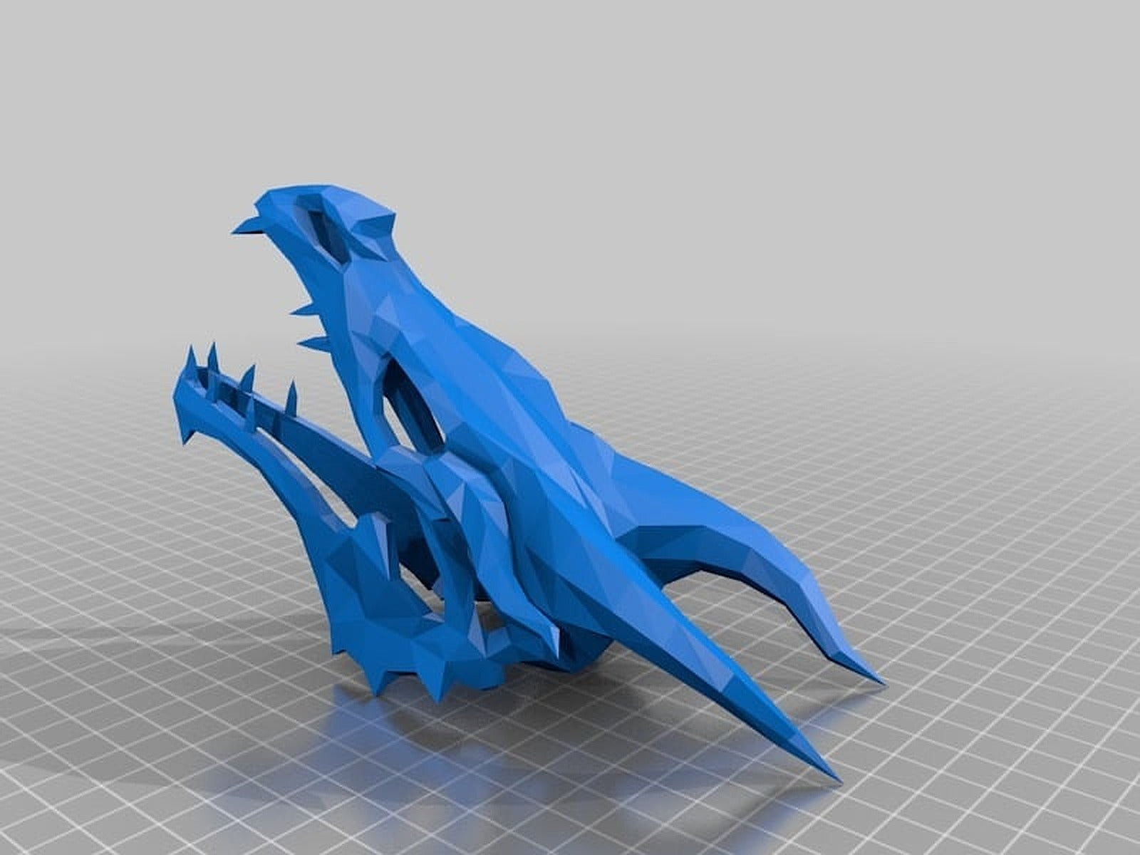 Dragon skull from Skyrim – 3D Baskı Modeli