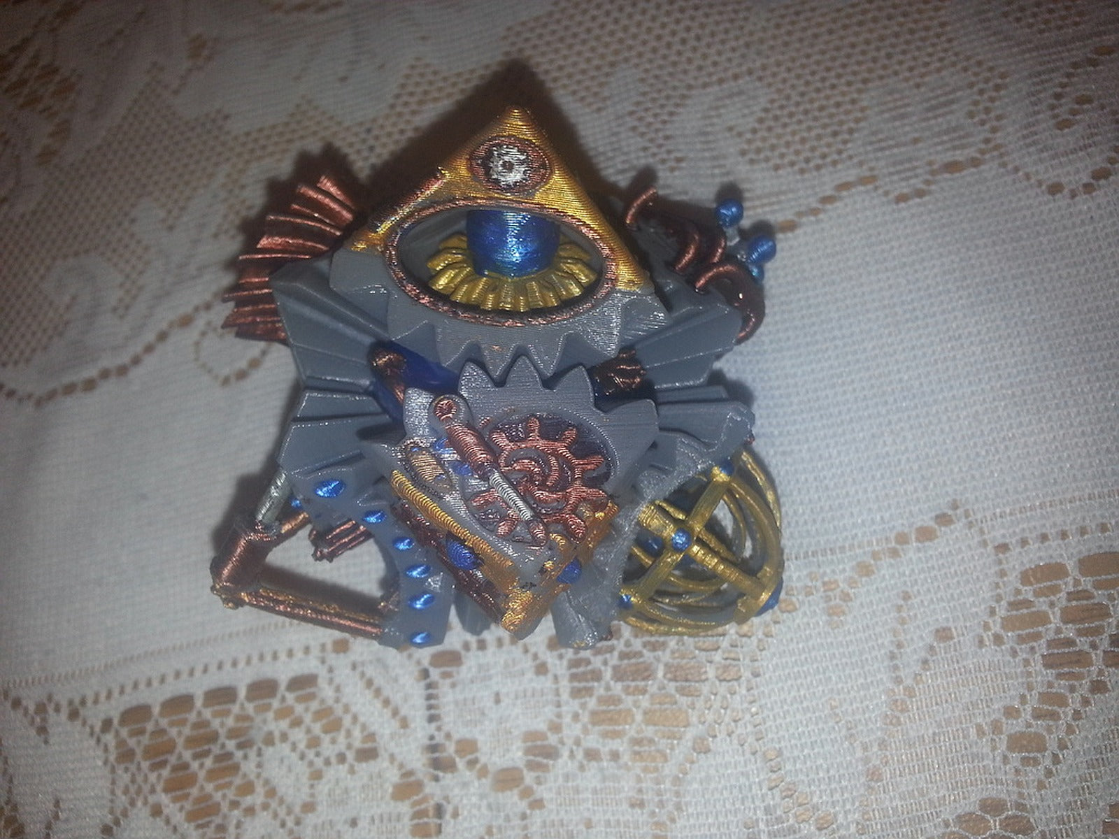 Steampunk cube gears – 3D Baskı Modeli