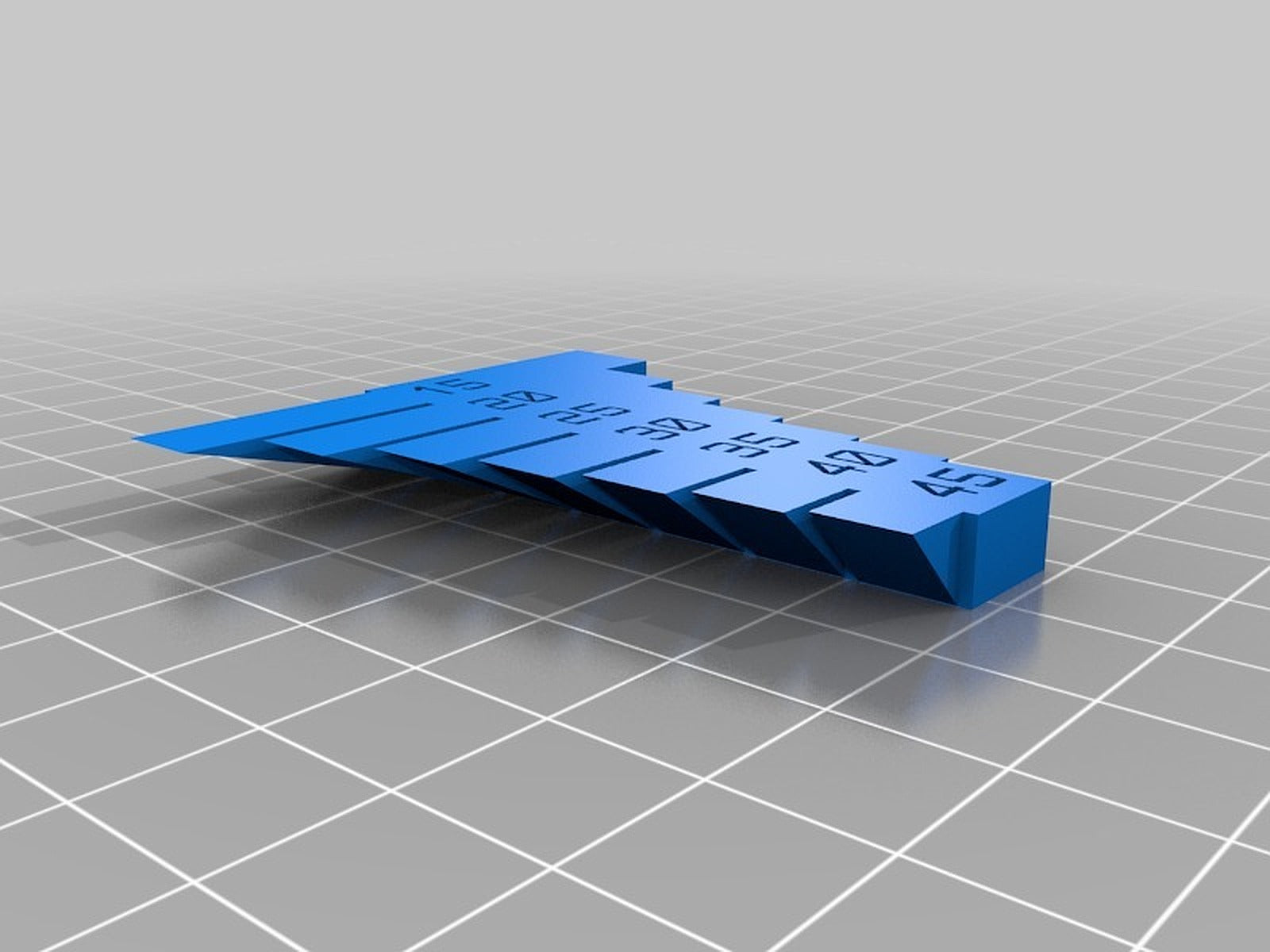 Overhang Test Print (Customizable) – 3D Baskı Modeli