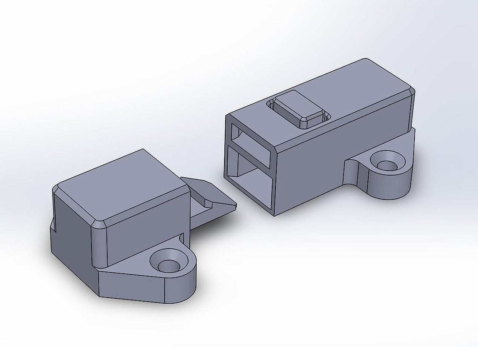 Latch lock for chest or sliding door – 3D Baskı Modeli