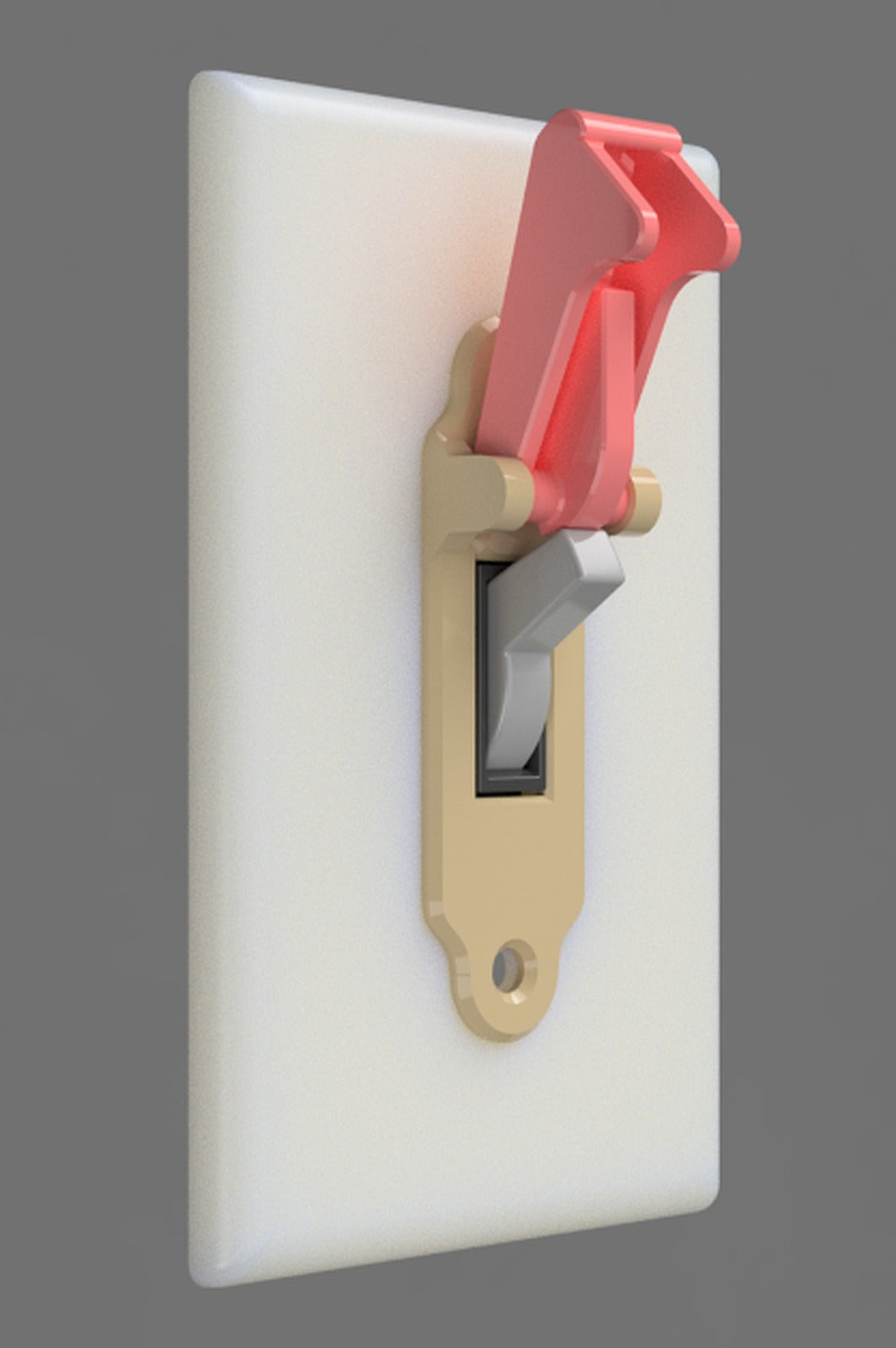 Missile Light Switch Cover – 3D Baskı Modeli