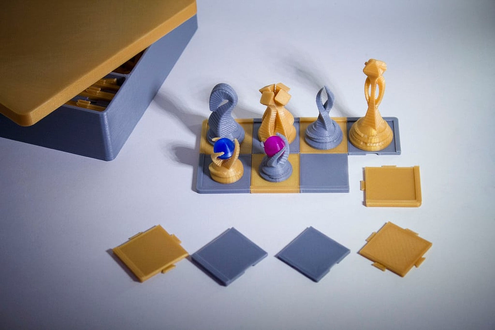Customizable Chess Board – 3D Baskı Modeli