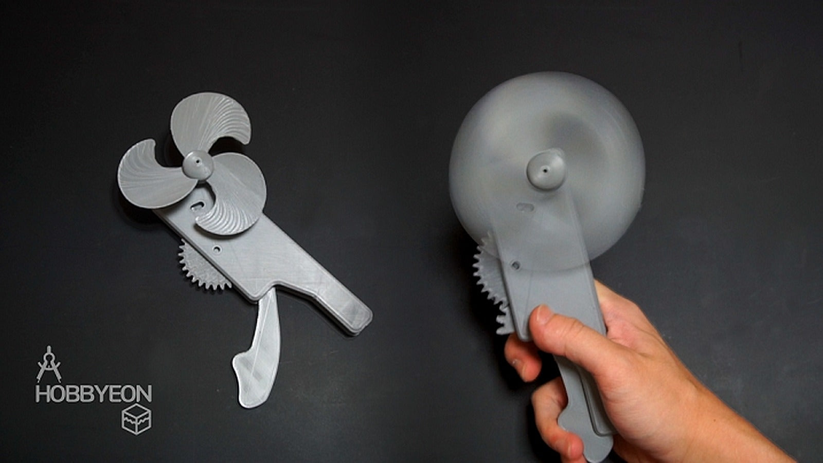 Hand fan without motor and battery – 3D Baskı Modeli