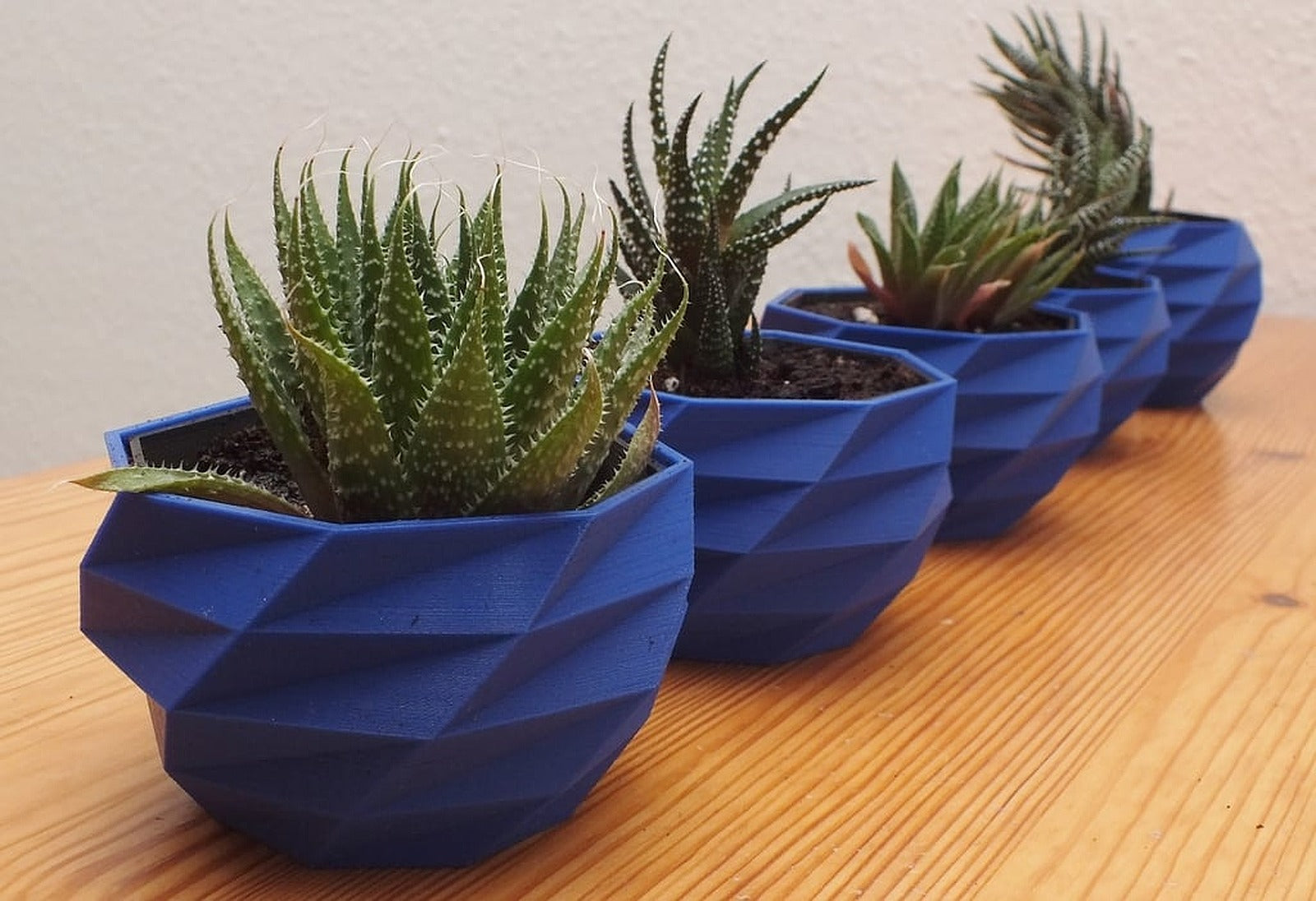 Low Poly Octagonal saksı - Remix – 3D Baskı Modeli