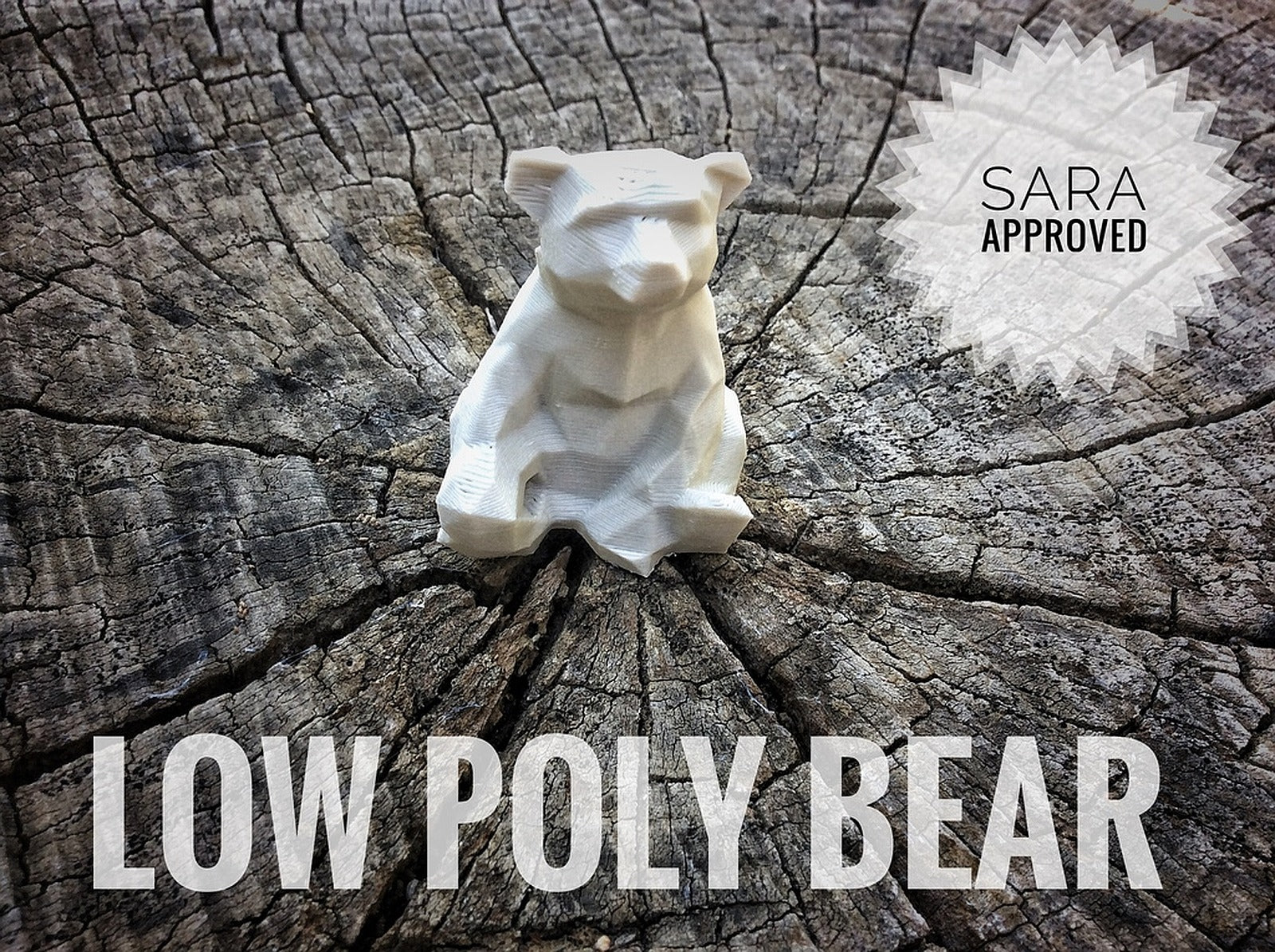 Low Poly Bear – 3D Baskı Modeli