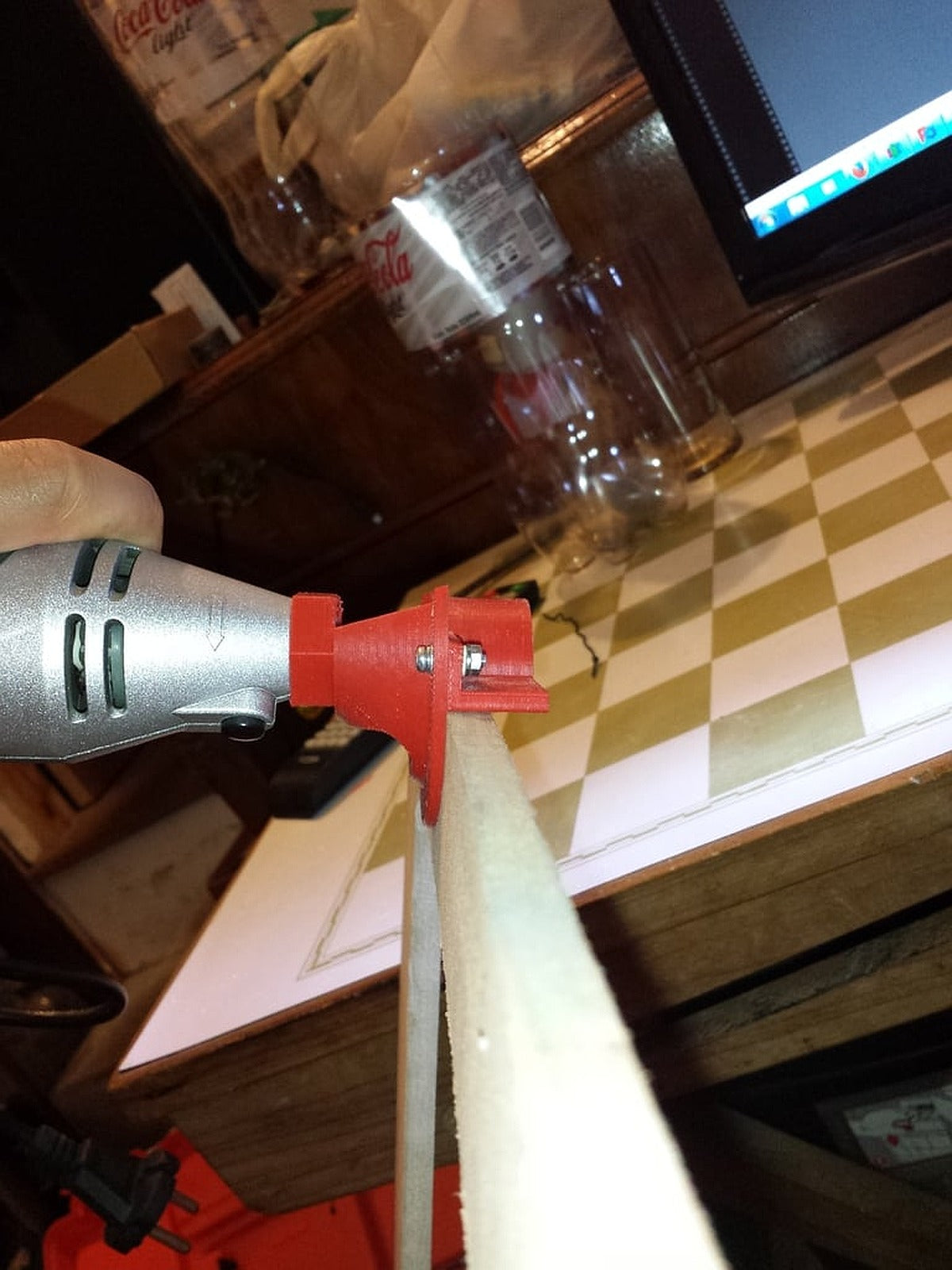 Dremel accessory (Dremel -> Router) – 3D Baskı Modeli