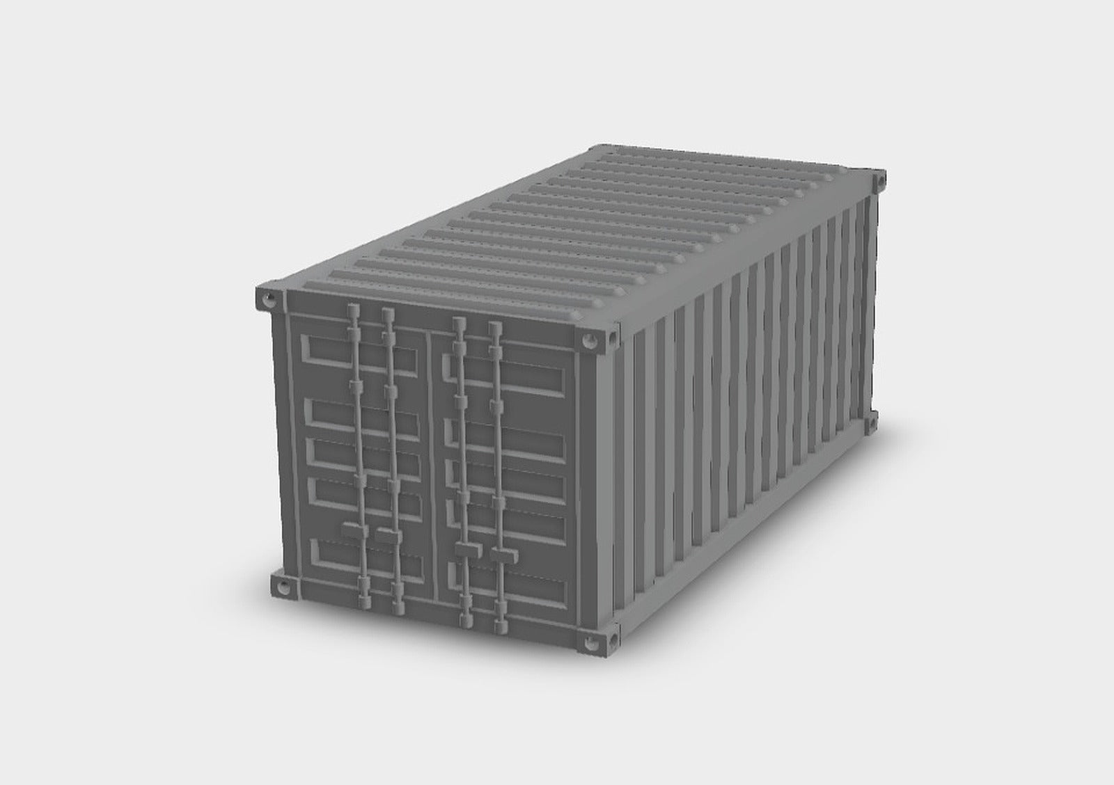 Wargaming Compatible - Container (28mm) – 3D Baskı Modeli