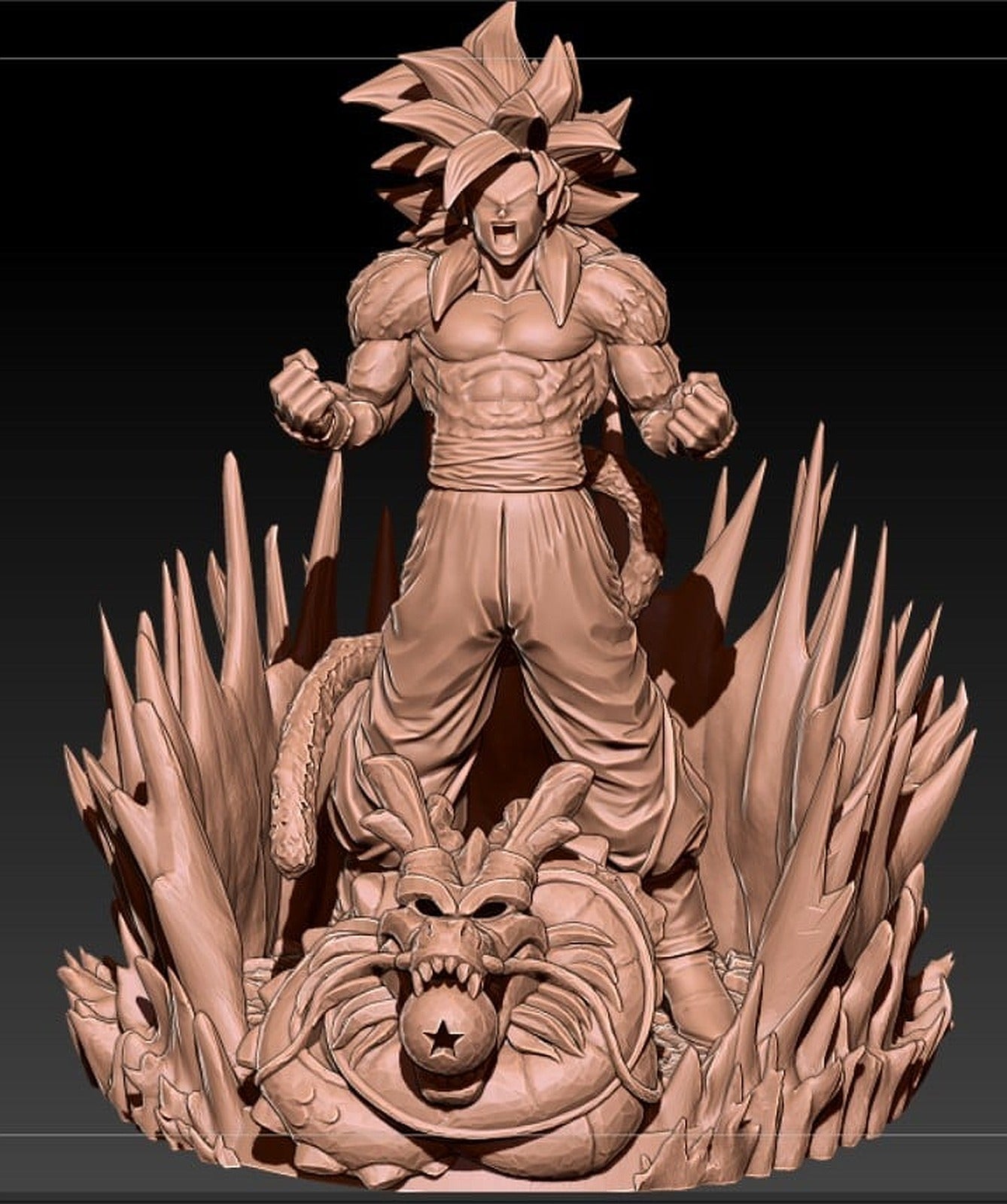Dragon Ball GT / Goku SS4 – 3D Baskı Modeli