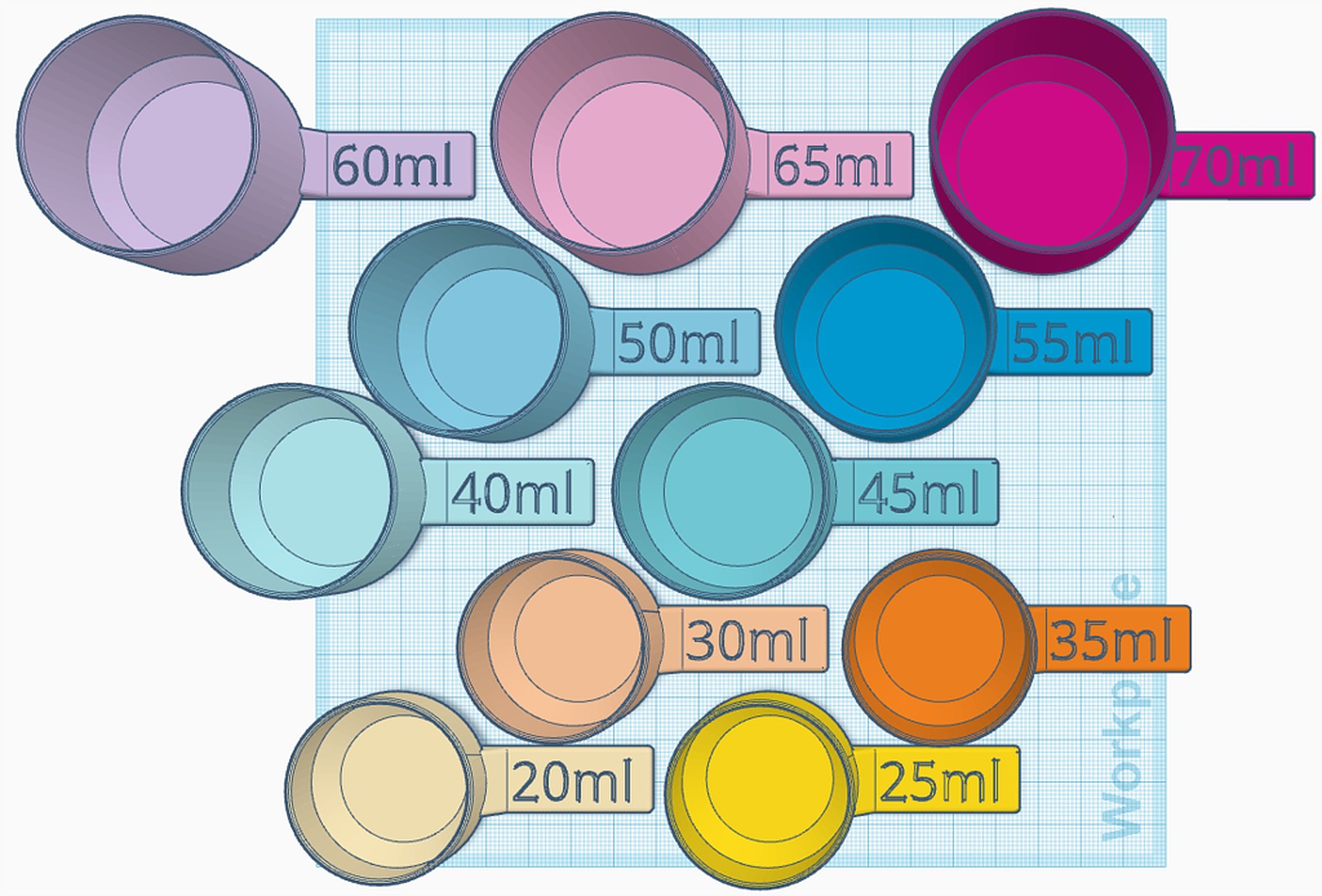 Measuring spoons for tea – 3D Baskı Modeli