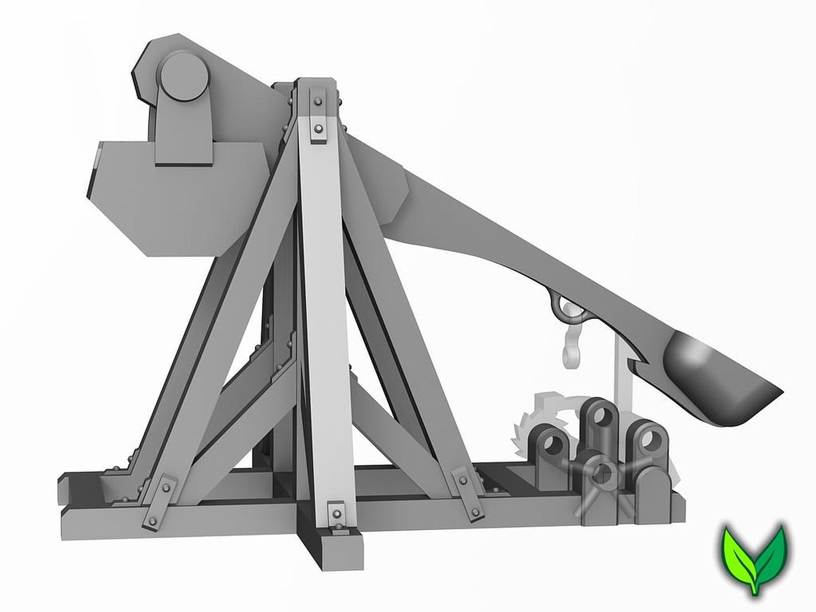 Working 28mm Trebuchet – 3D Printable Siege Engine by VogMan – 3D Baskı Modeli