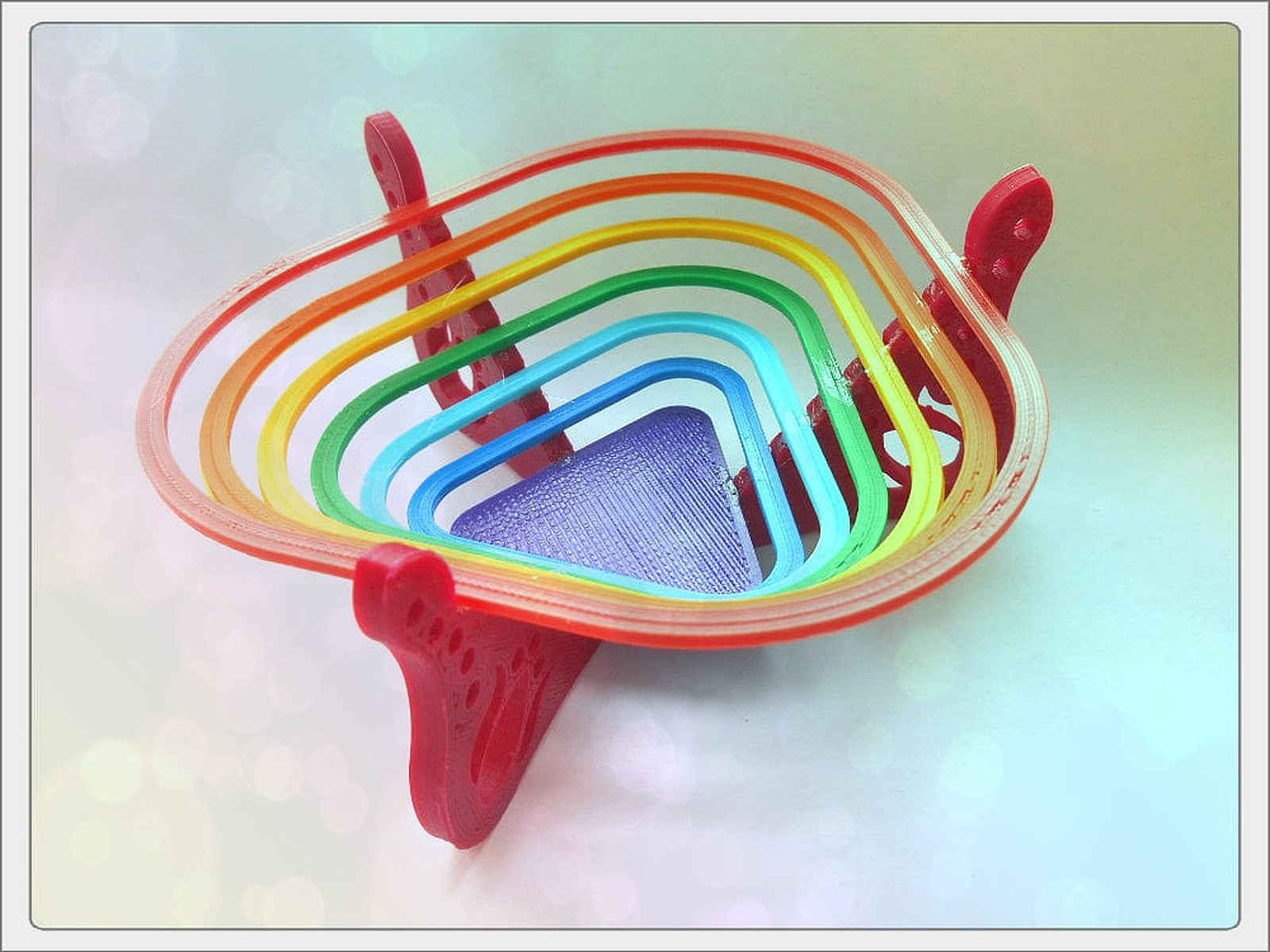 Bowl for sweets "rainbow" – 3D Baskı Modeli