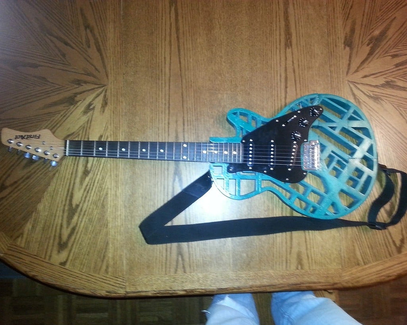 Stratocaster/Les Paul Hybrid Guitar – 3D Baskı Modeli