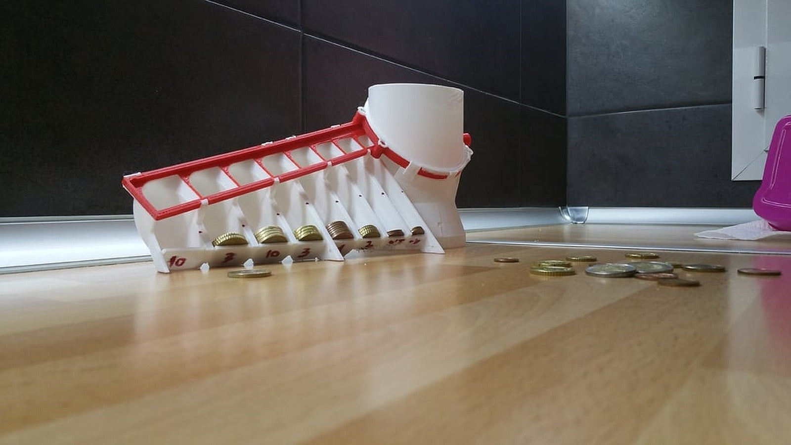 COIN SORTER 100% PRINTABLE. EURO – 3D Baskı Modeli