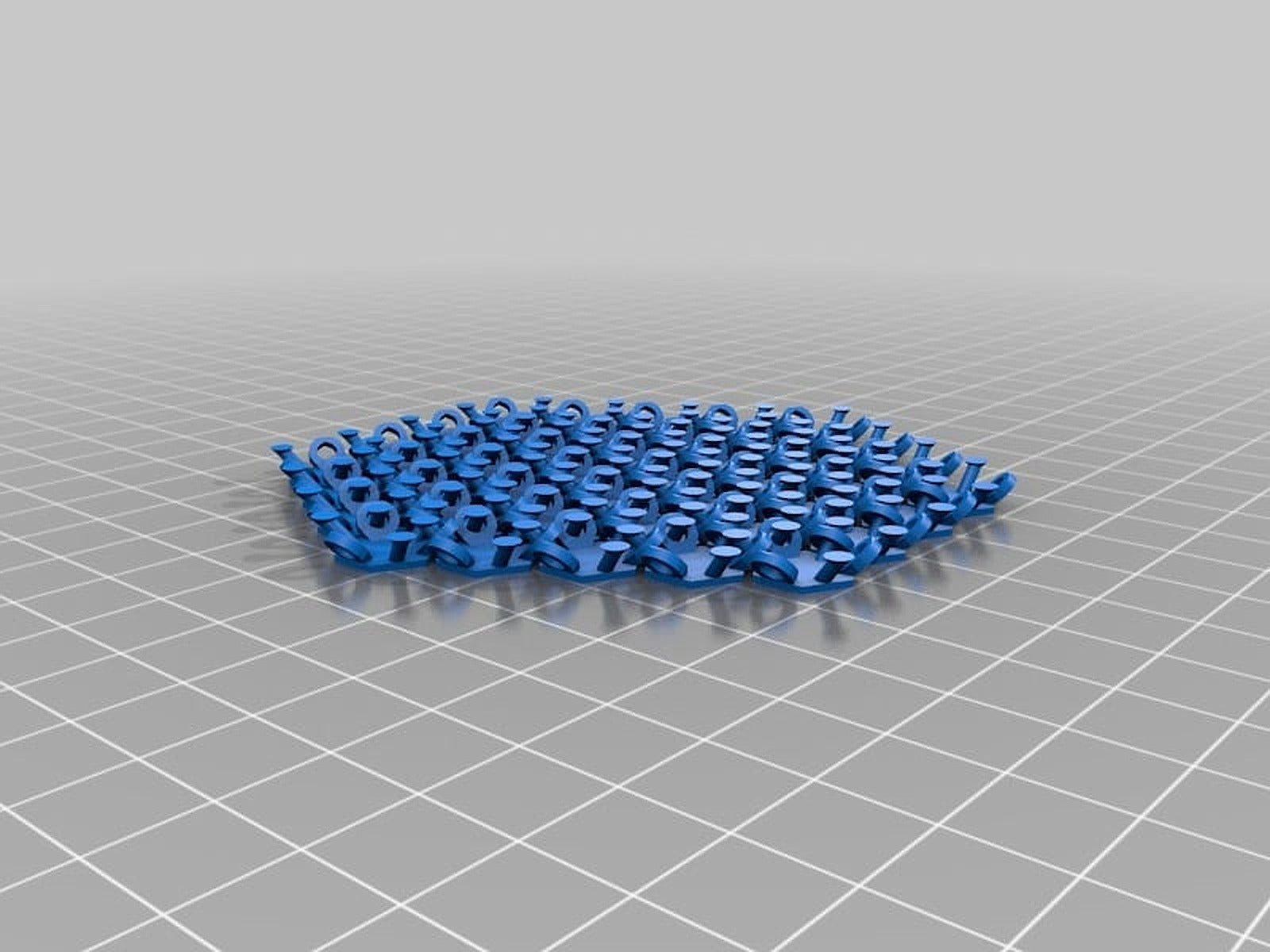 Hex chain (scale) mail – 3D Baskı Modeli
