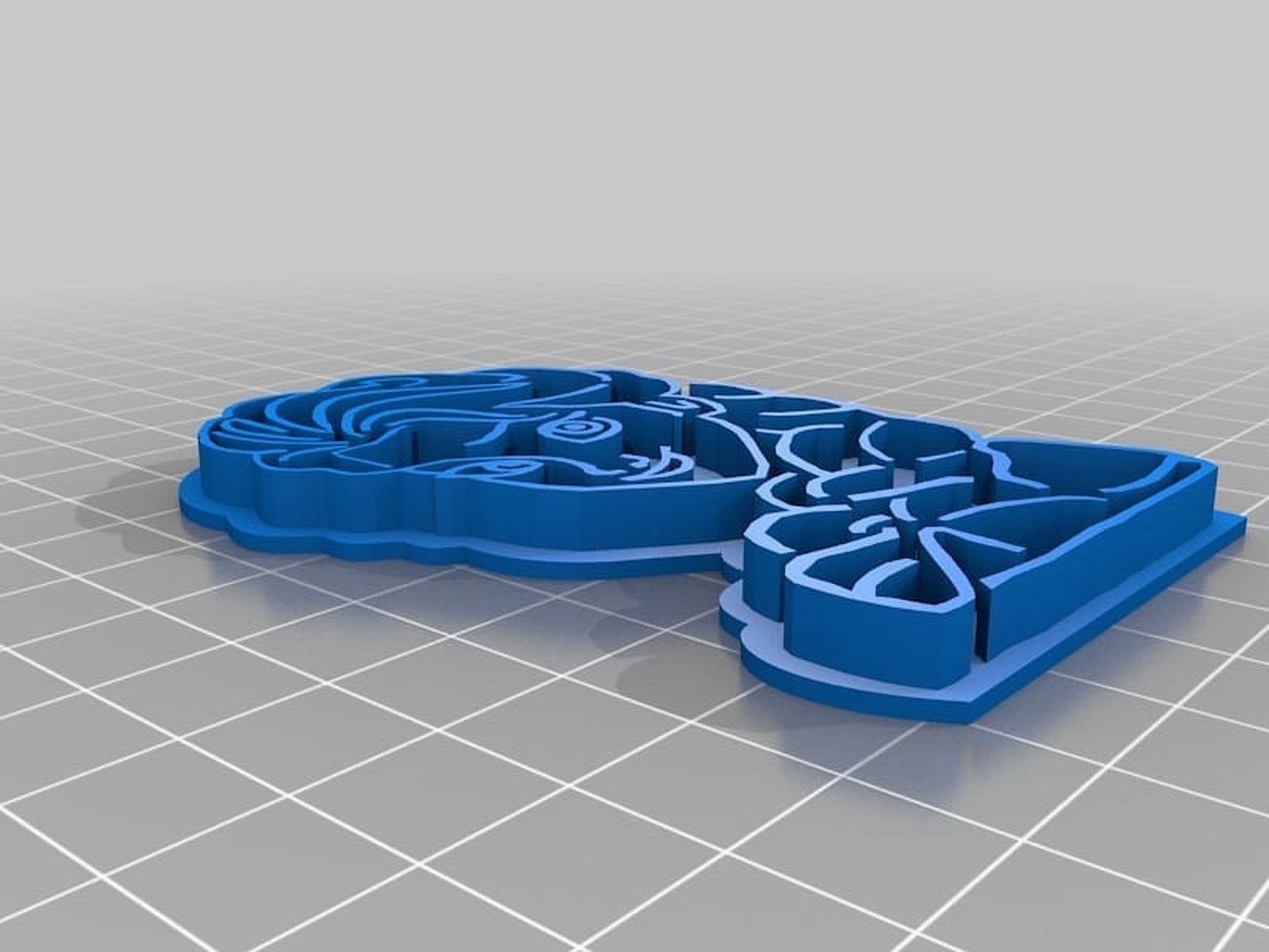 cookie cutter frozen character – 3D Baskı Modeli