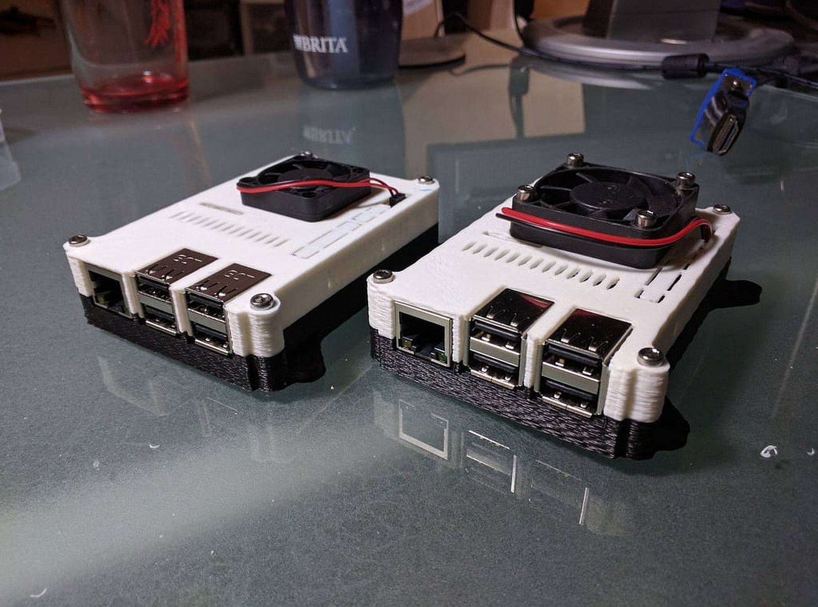 Raspberry Pi 4, Pi 3, Pi 2 kılıf with Vents, 40mm, or 30mm fan – 3D Baskı Modeli