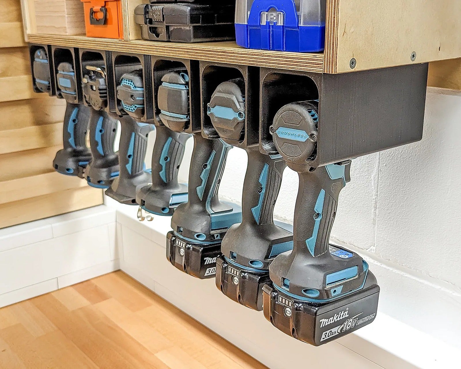 Universal cordless Drill stand/Mount (Makita, DeWalt, Bosch, Festool ...) – 3D Baskı Modeli