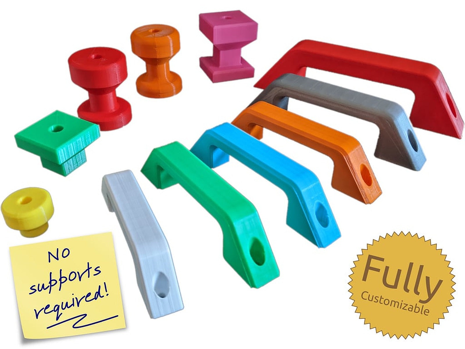 Fully Customizable General Purpose Handles – 3D Baskı Modeli