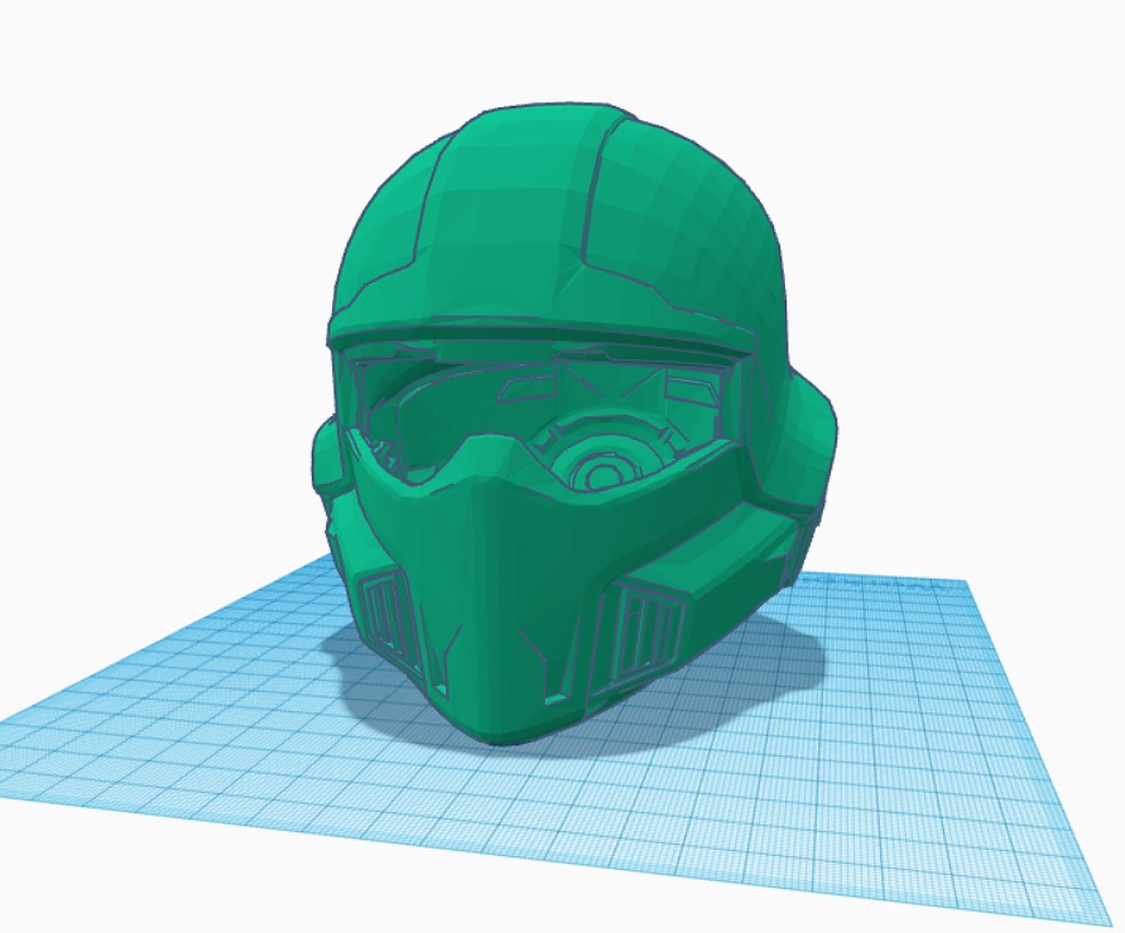 HellDivers 2 helmet (low Poly) – 3D Baskı Modeli