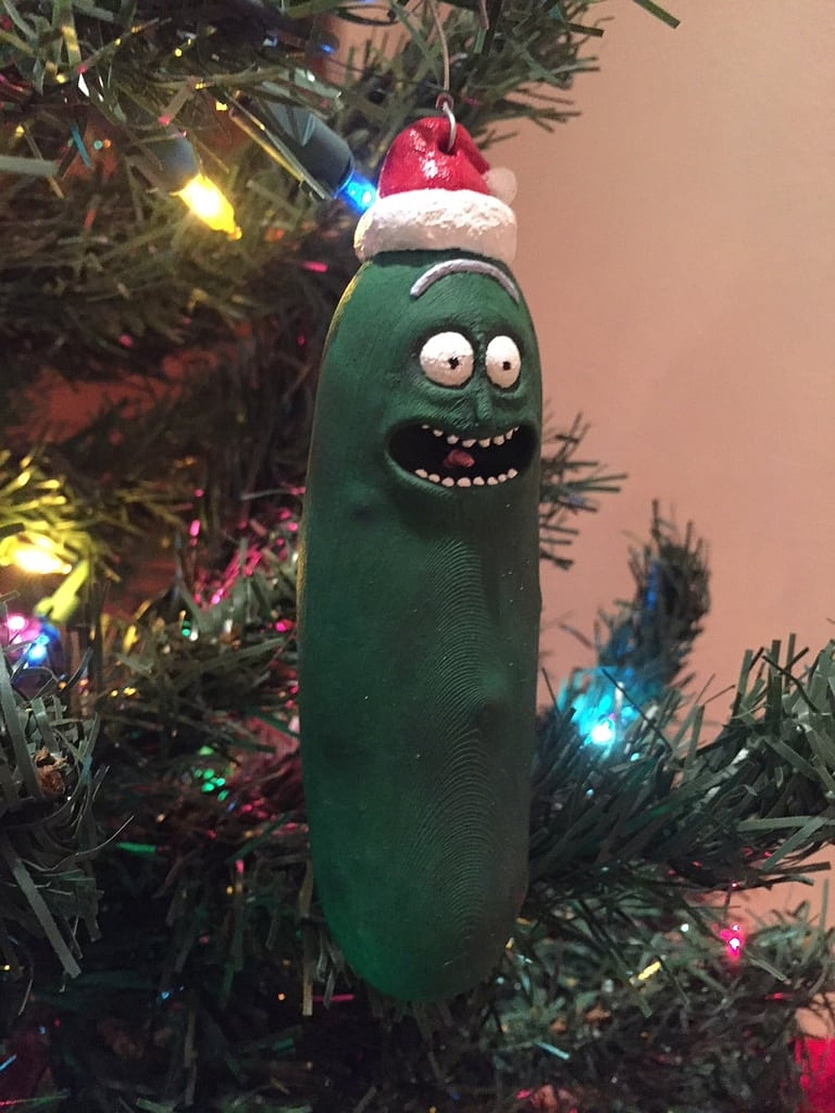 Pickle Rick Christmas Ornament – 3D Baskı Modeli
