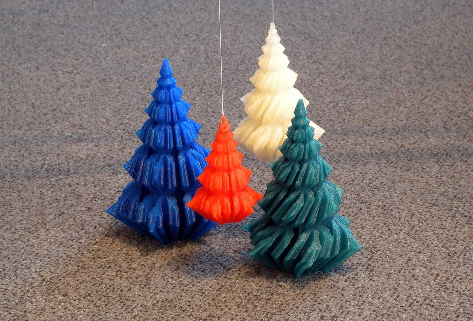 Christmas tree, snowflake profile – 3D Baskı Modeli