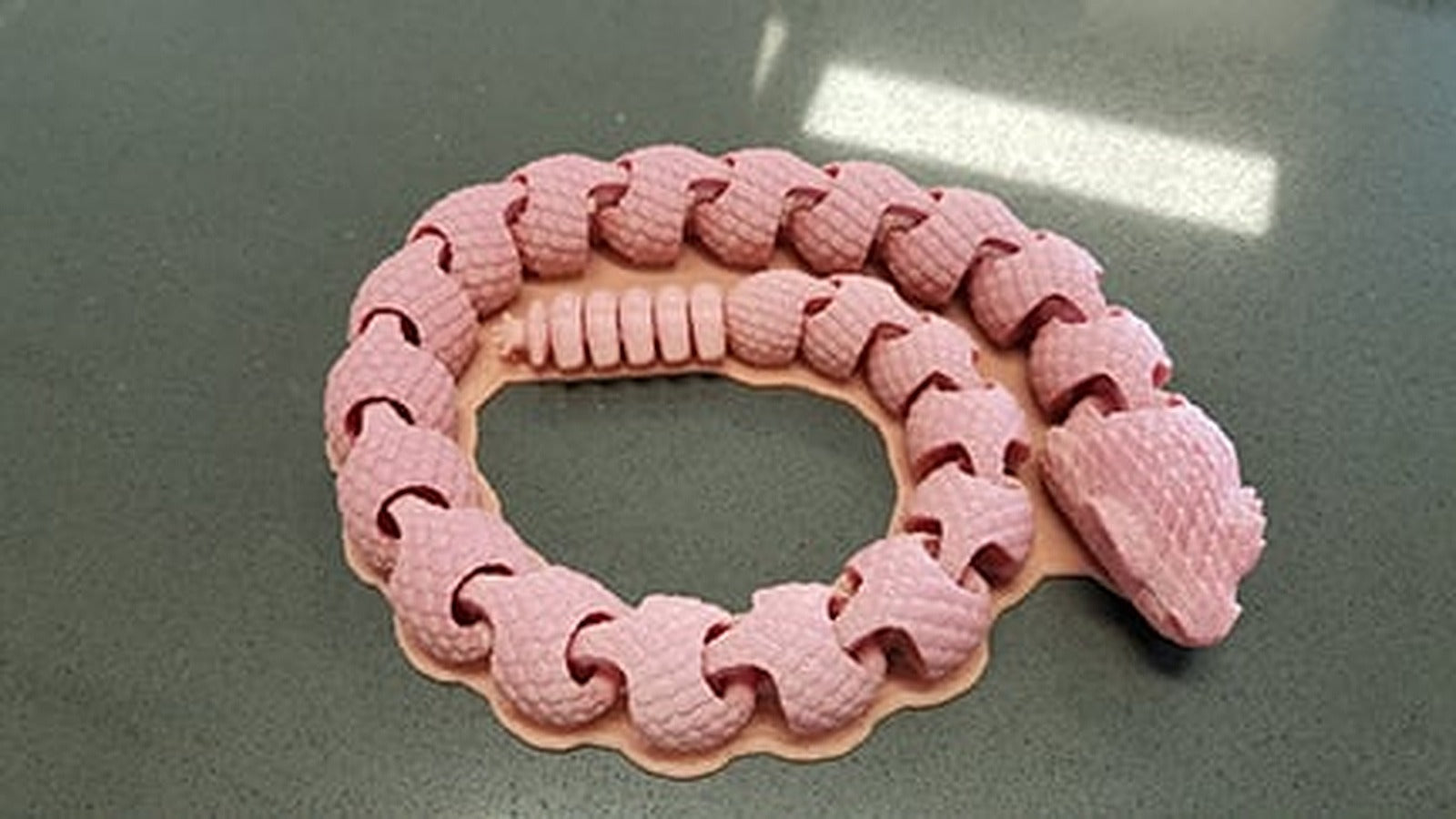 Articulated Rattlesnake with super-fun rattle – 3D Baskı Modeli