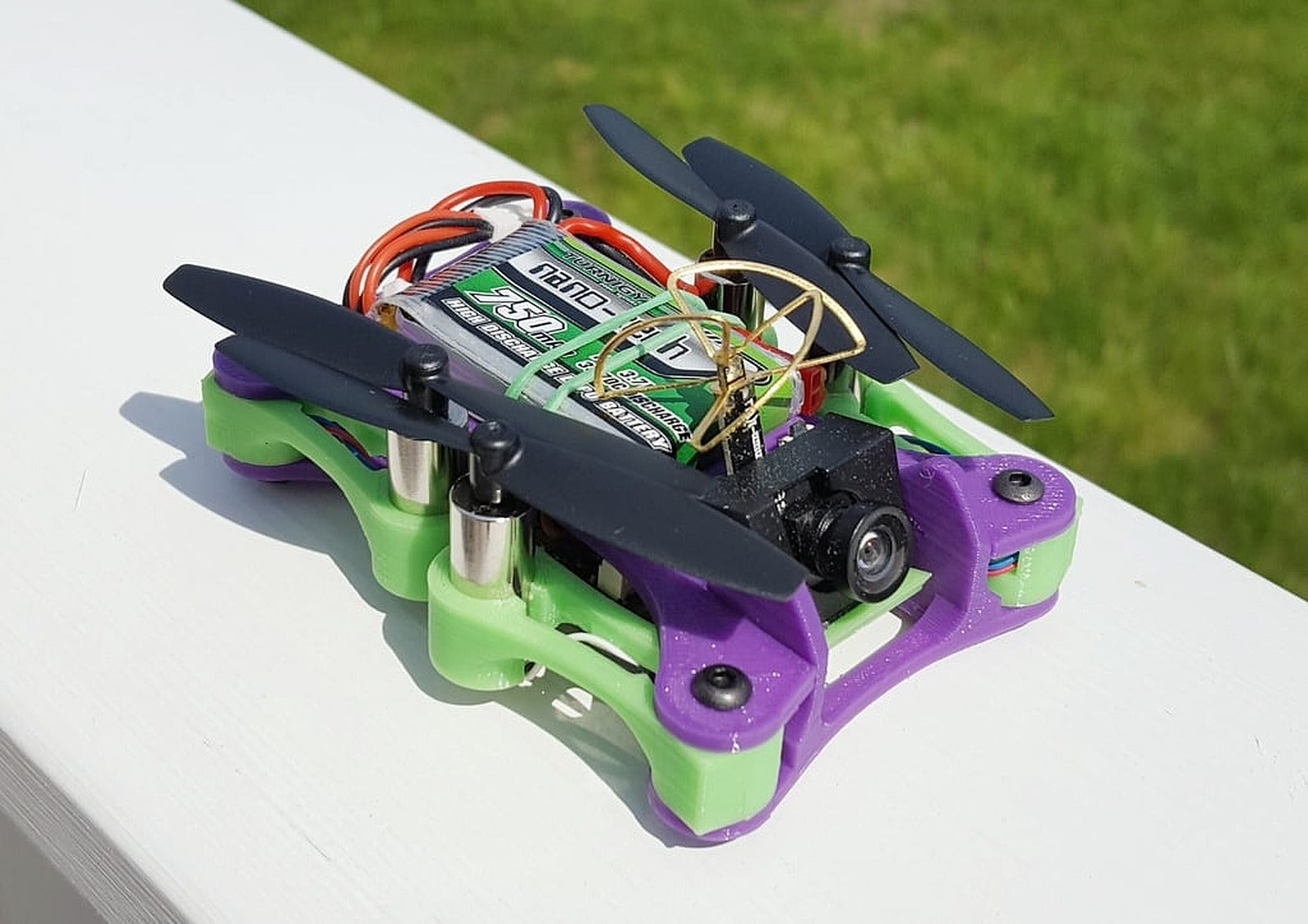 Foldable Brushed Microquad – 3D Baskı Modeli