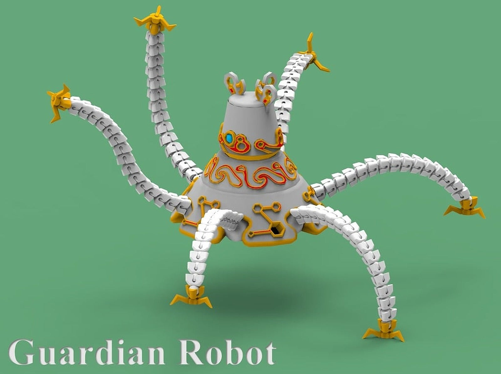 Guardian Robot – 3D Baskı Modeli