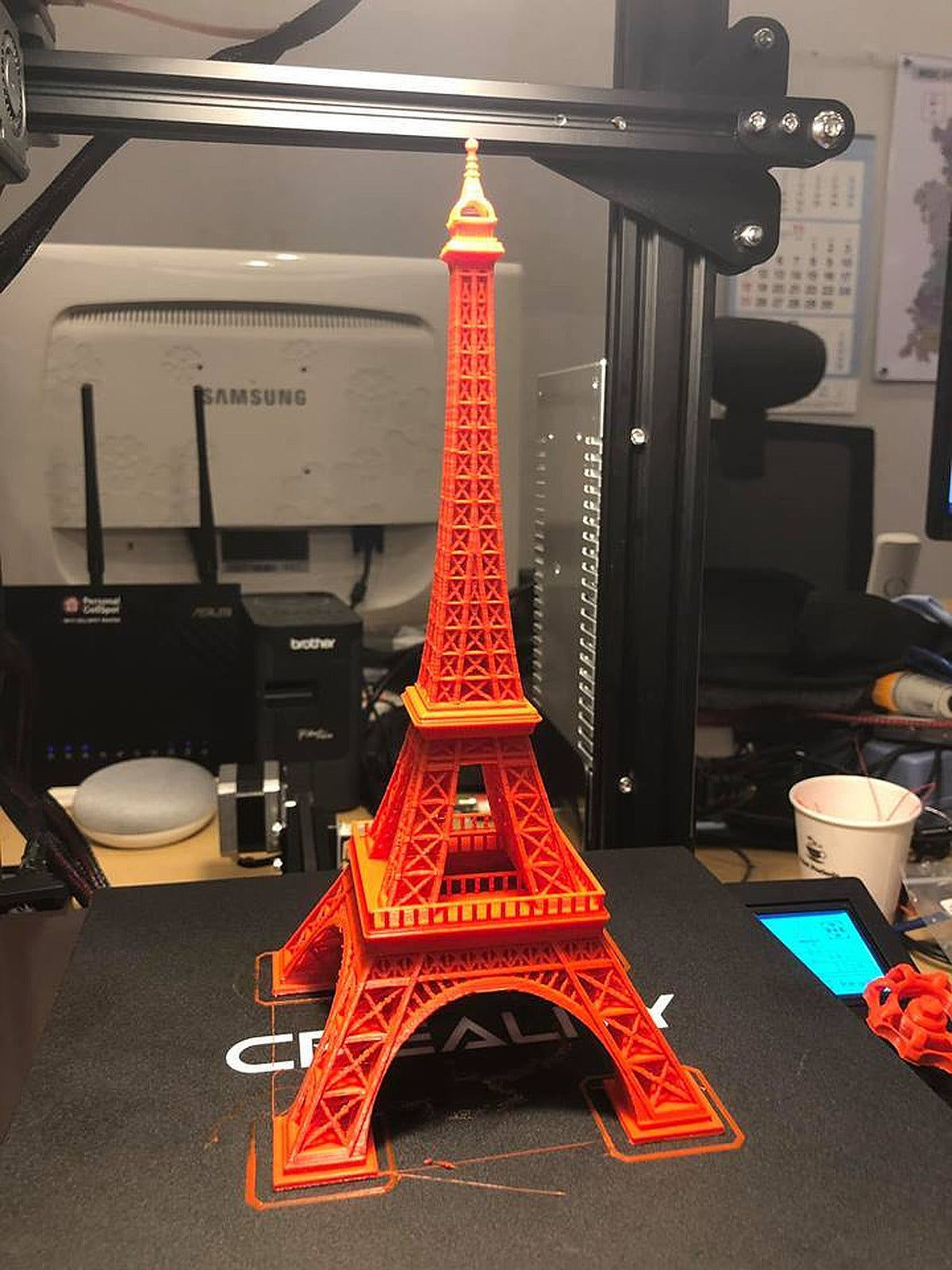 Eiffel Tower for Creality Ender 3/Pro with no support. – 3D Baskı Modeli