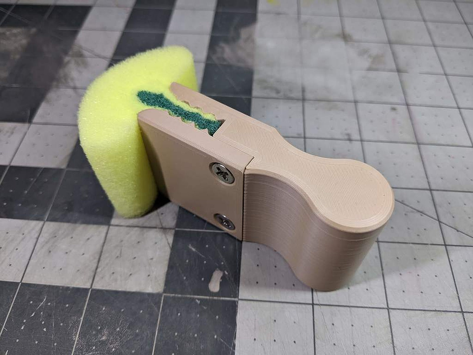 DIY Reusable Sponge Applicator / Brush / Handle – 3D Baskı Modeli