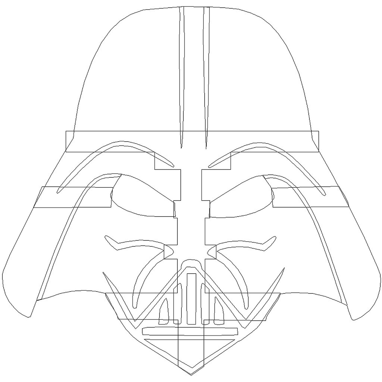 Darth Vader Cookie Cutter – 3D Baskı Modeli