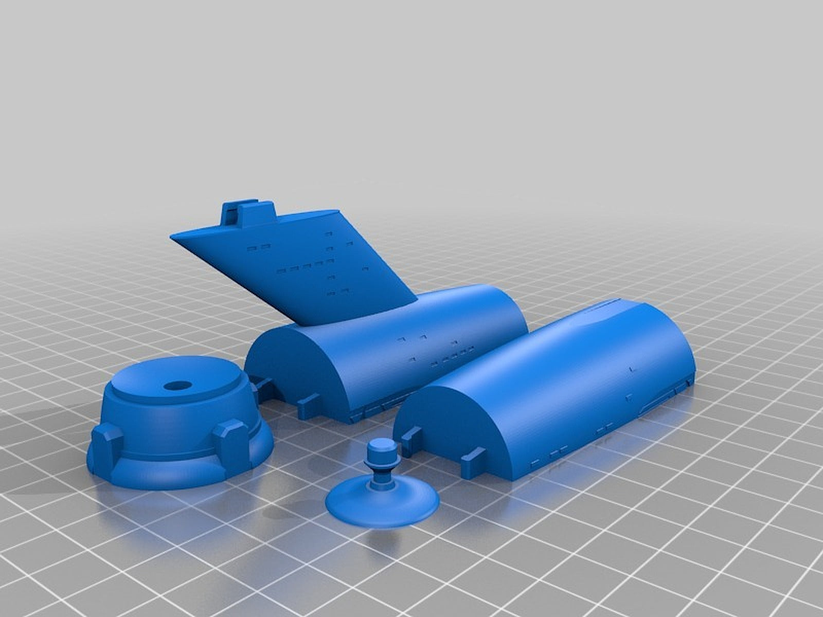 Enterprise 1701 Modular Snap-Fit Model – 3D Baskı Modeli